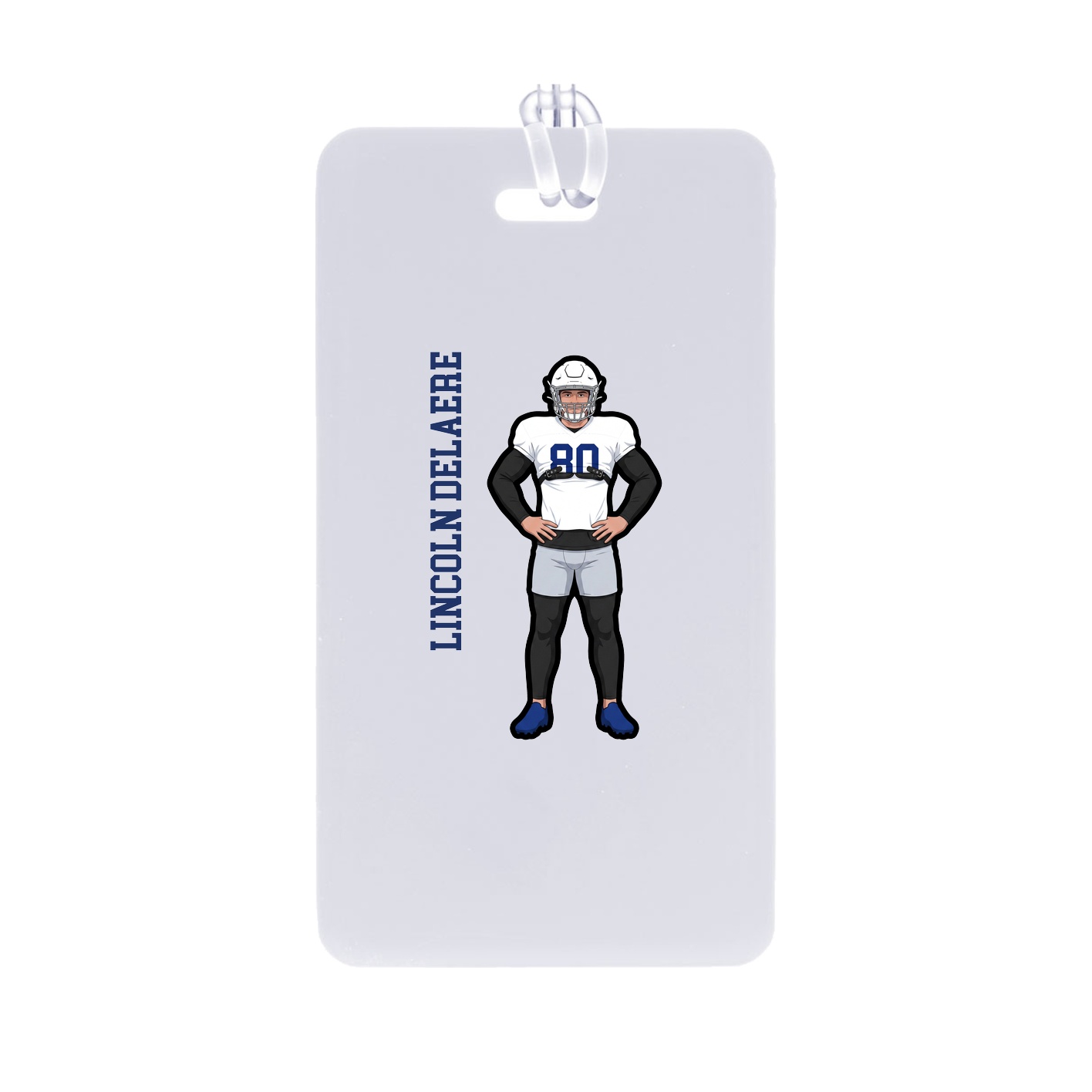 Bag Tag — Name Vertical in Classic