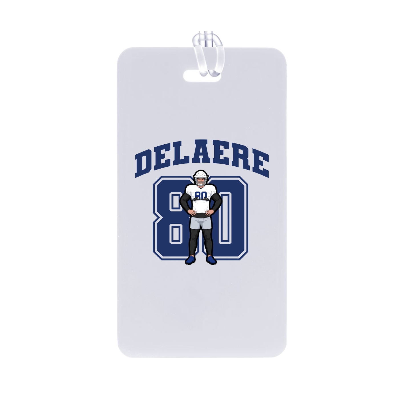 Bag Tag — Number in Classic