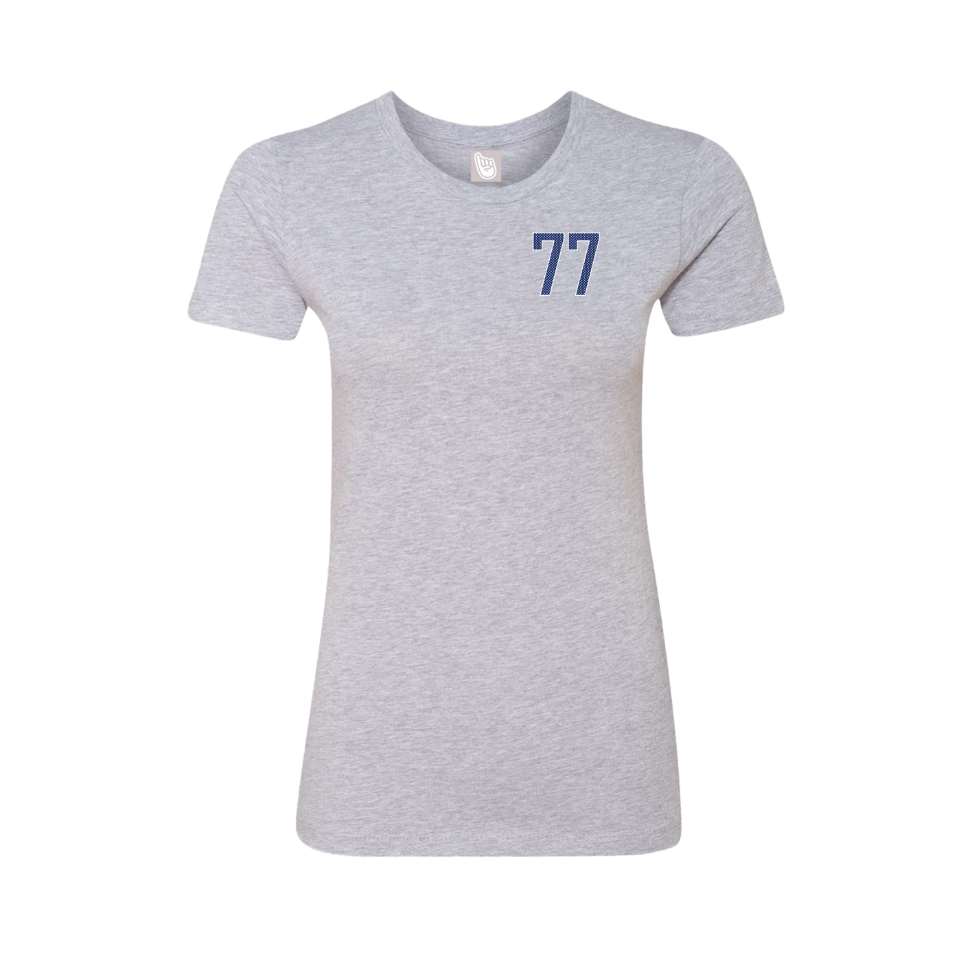 Fitted Women's Tee — Front Shirsy in Grey