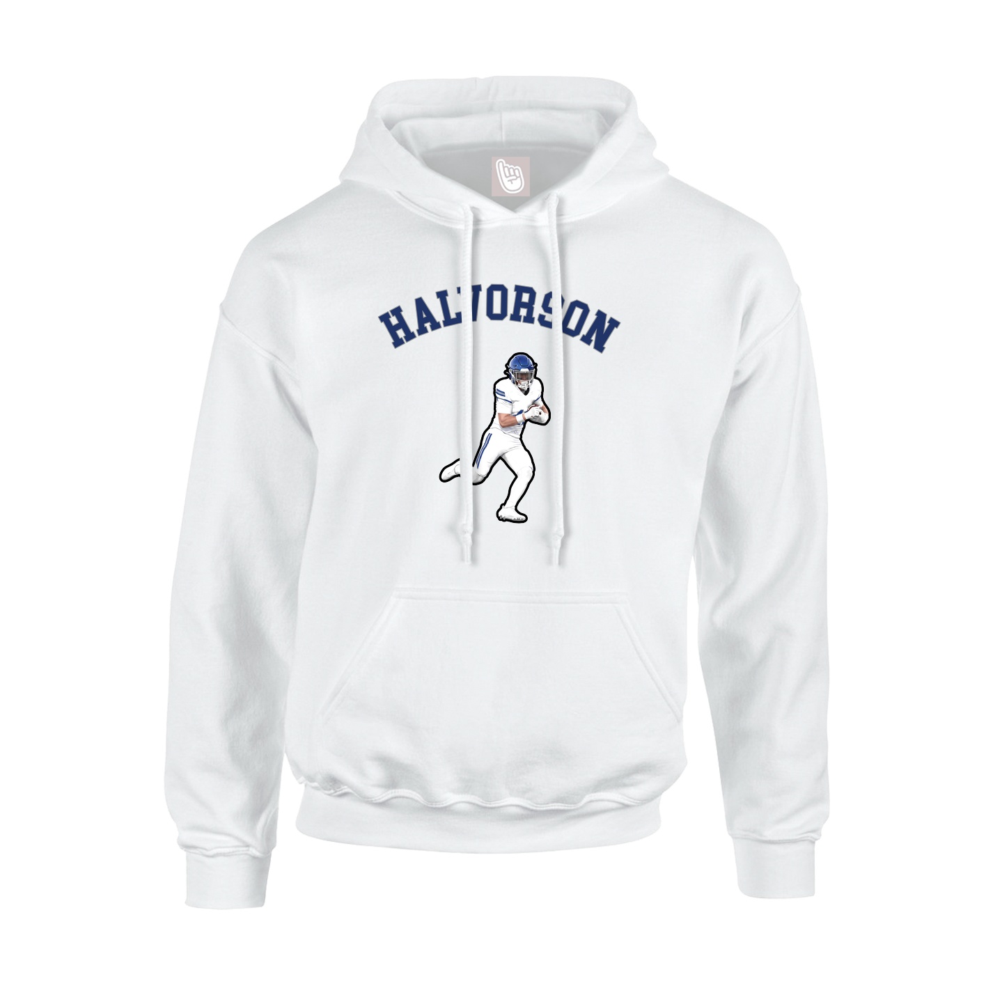 Youth Hoodie — Shirsey Arch in White