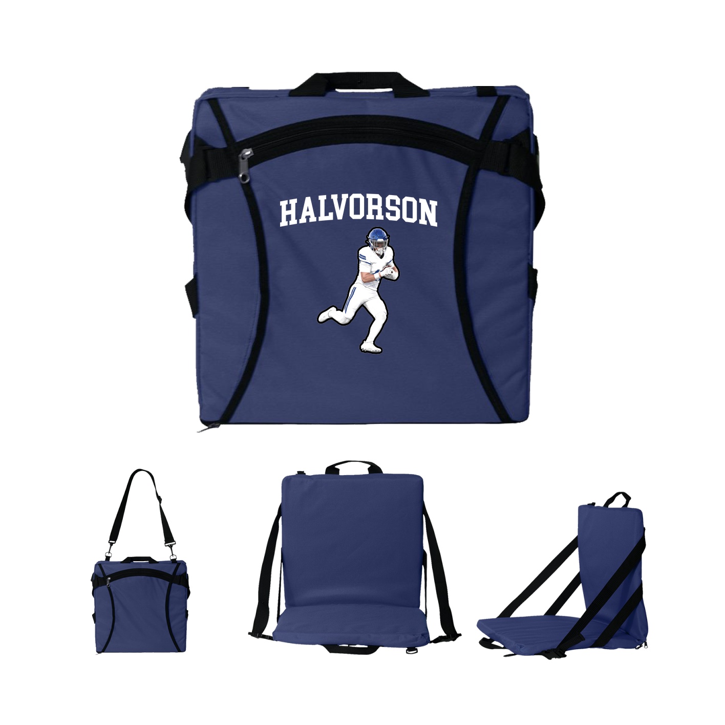 Folding Stadium Seat — Shirsey in Navy