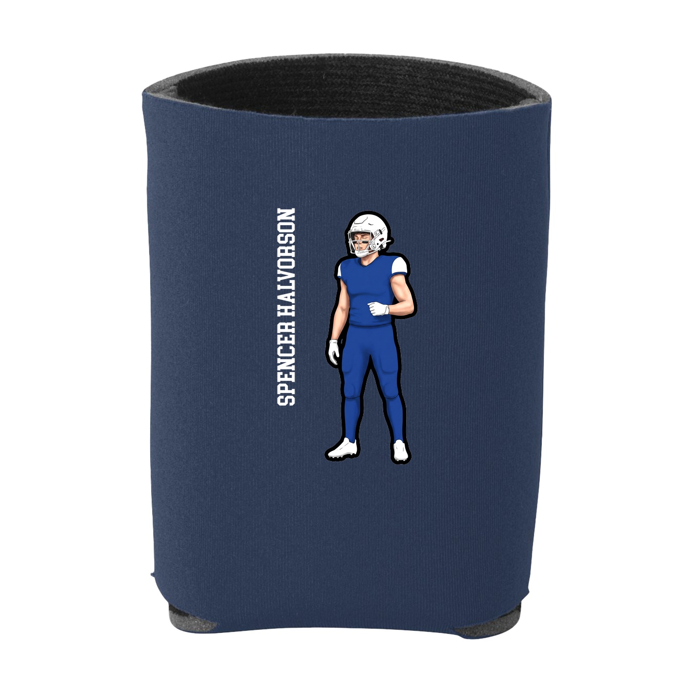 Can Holder — Name Vertical in Navy