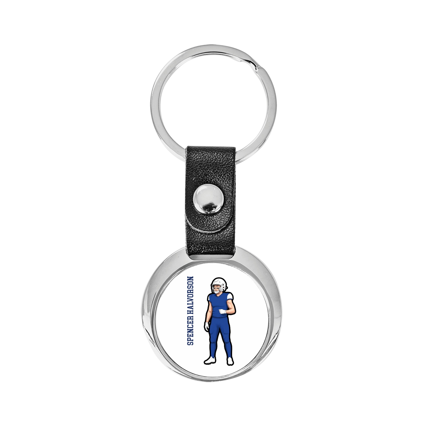 Key Chain — Name Vertical in Classic