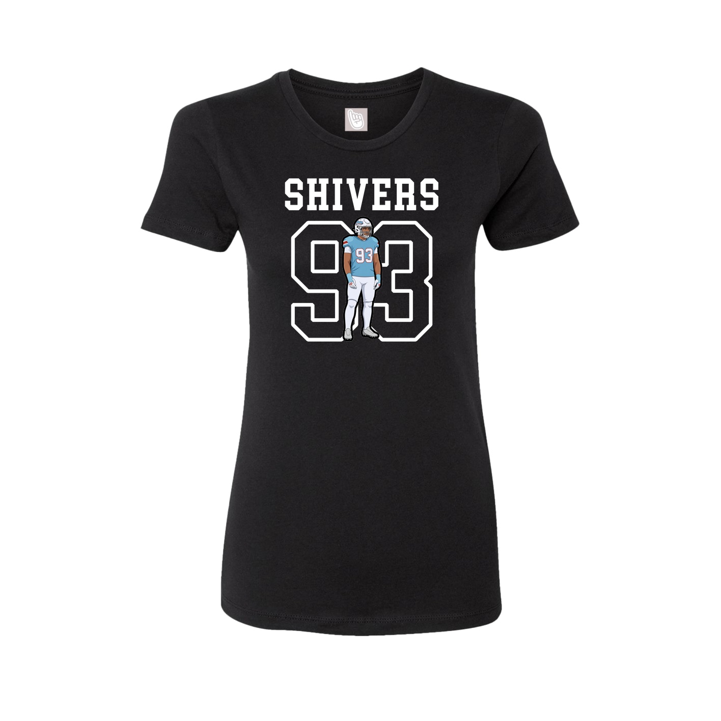 Fitted Women's Tee — Shirsey in Black