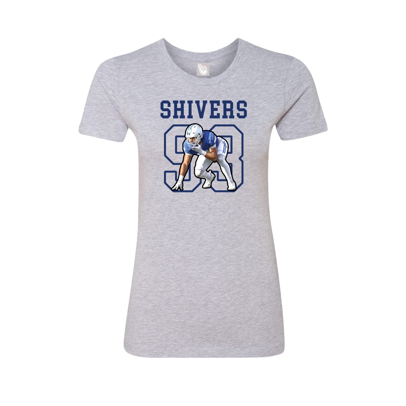 Fitted Women's Tee — Shirsey in Grey