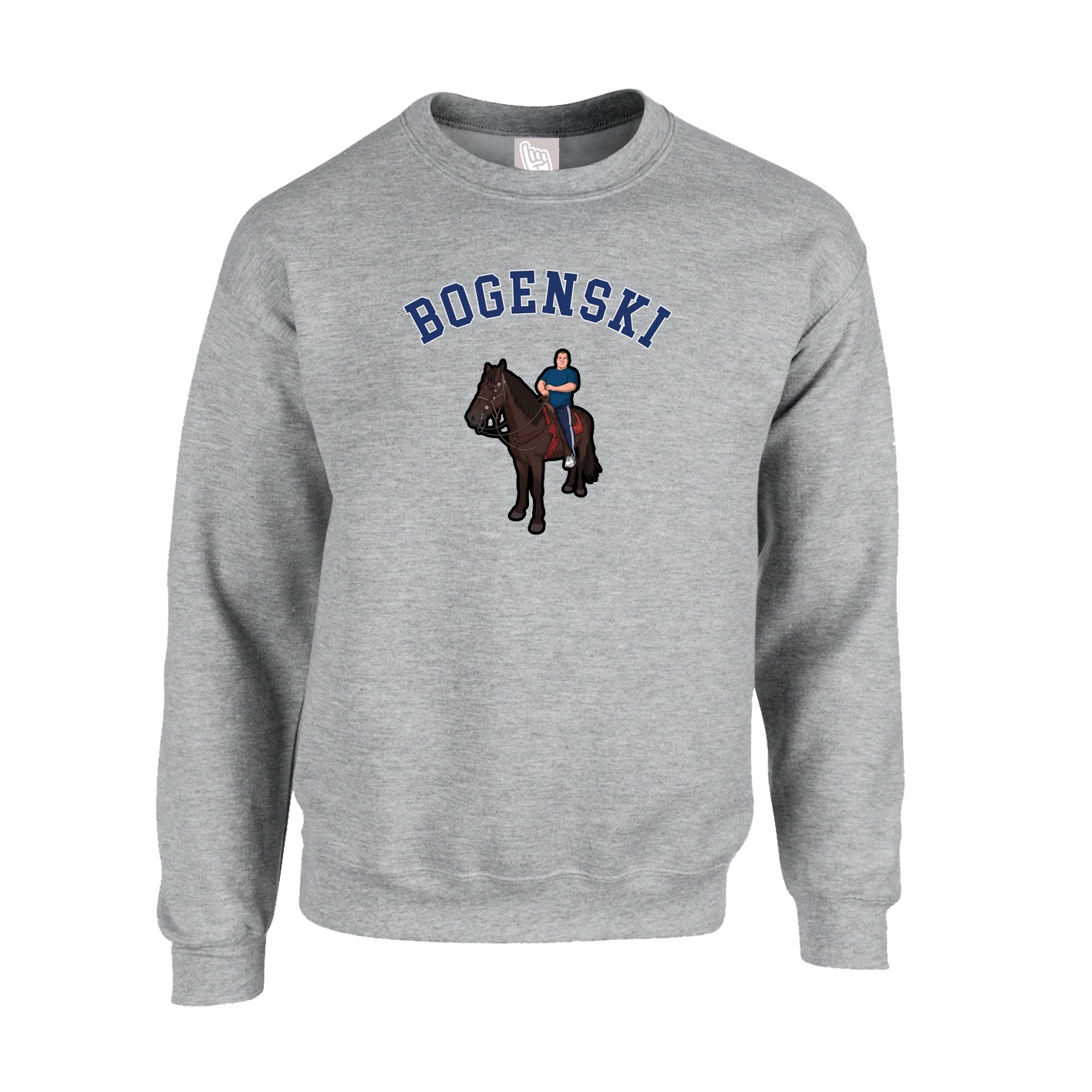 Fleece Crew — Shirsey Arch in Grey
