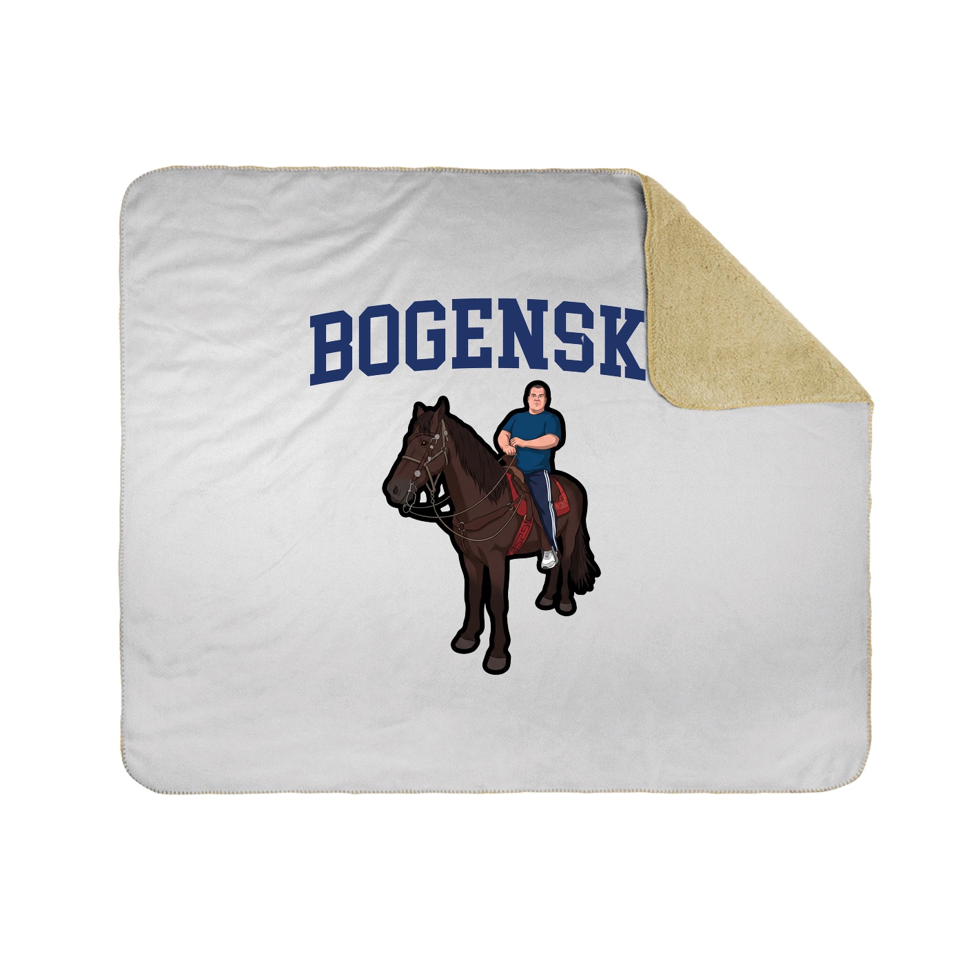 Throw Blanket — Shirsey in White
