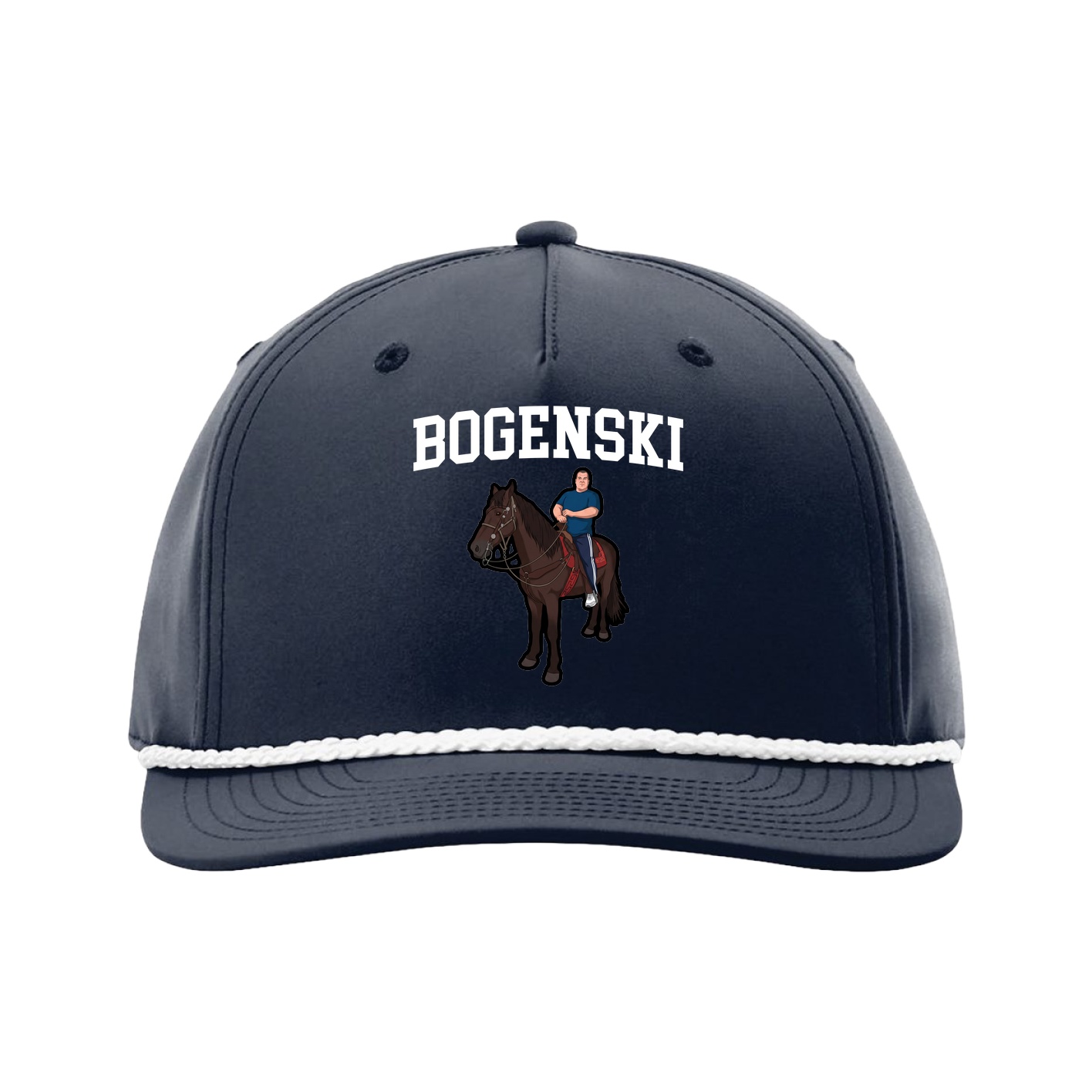 Five-Panel Classic Rope Cap — Shirsey in Navy