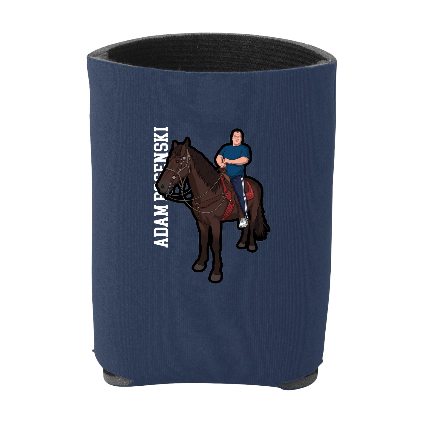 Can Holder — Name Vertical in Navy