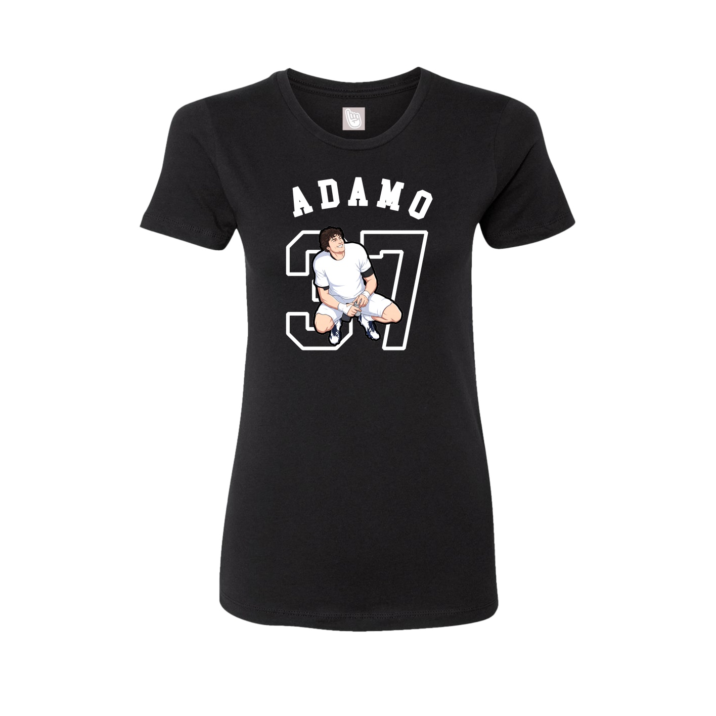 Fitted Women's Tee — Shirsey Arch in Black