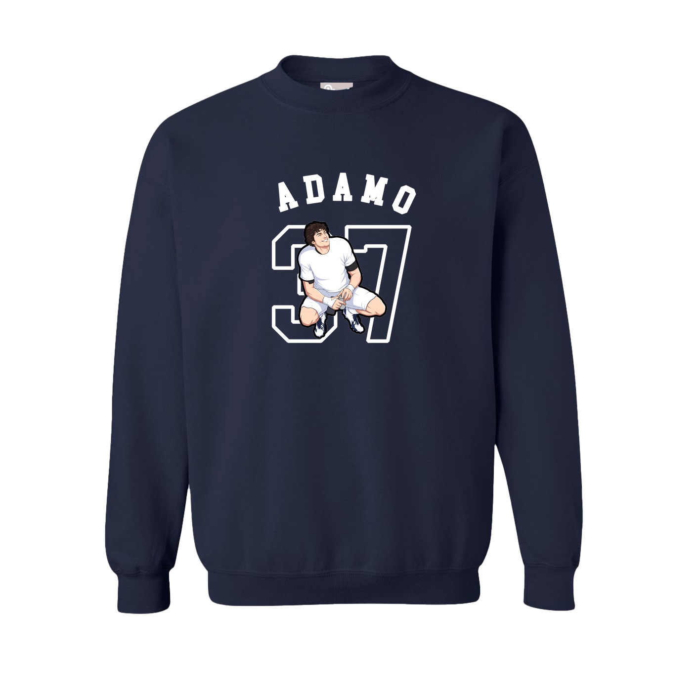 Fleece Crew — Shirsey Arch in Navy