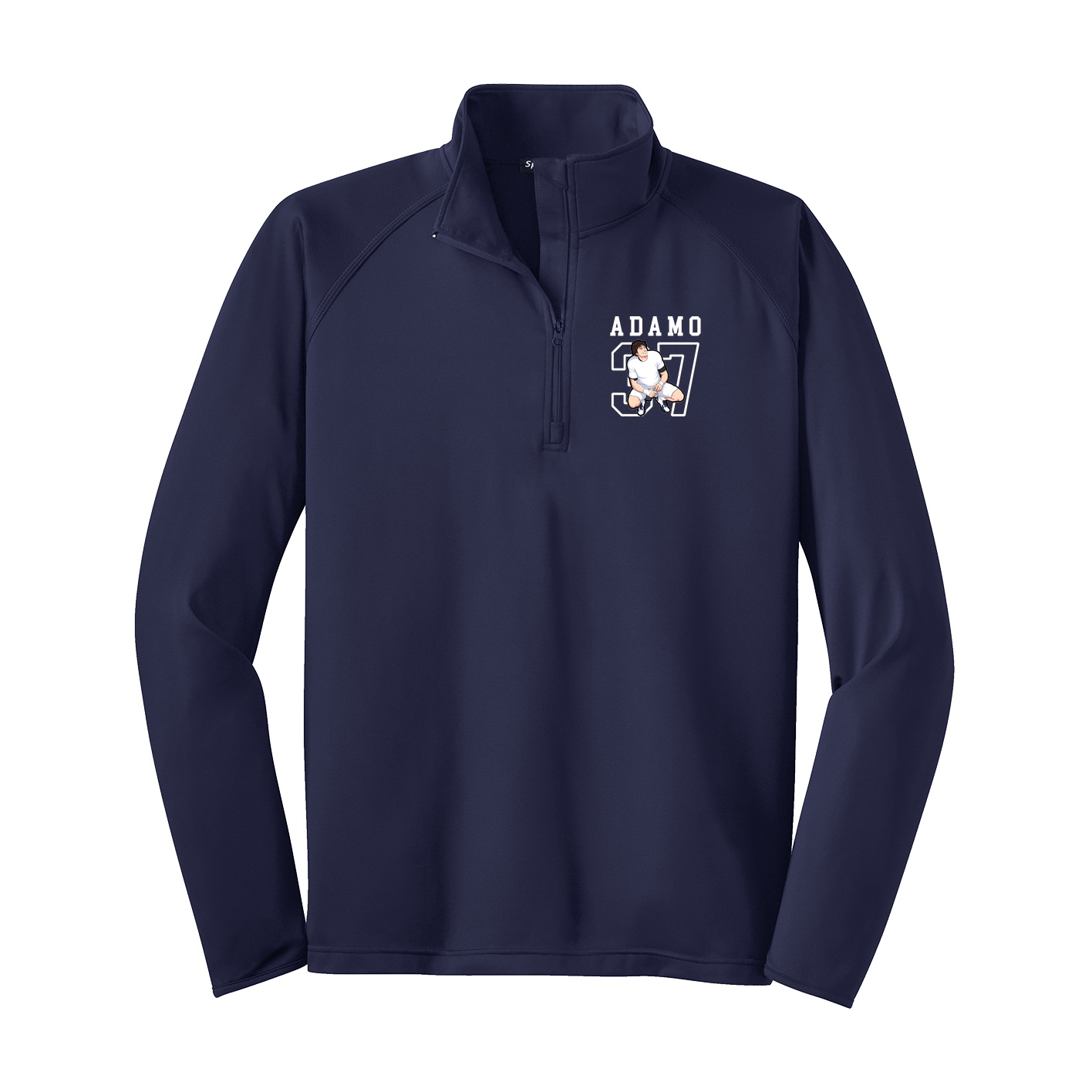 Q-Zip Pullover — Shirsey in Navy