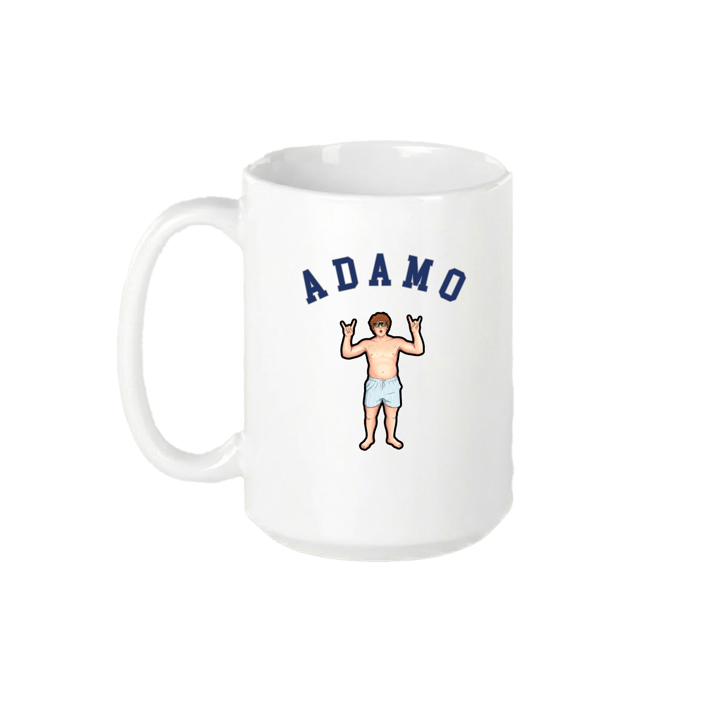 15oz Coffee Mug — Shirsey Arch in White