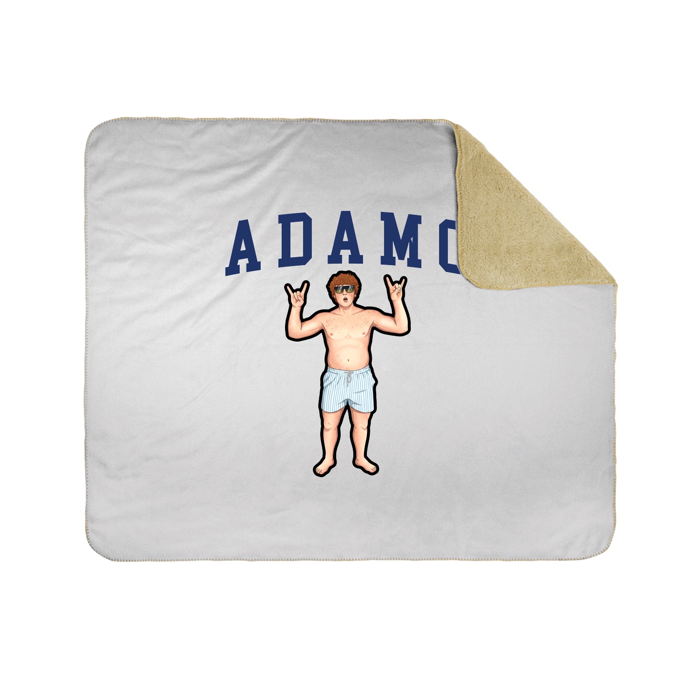 Throw Blanket — Shirsey in White