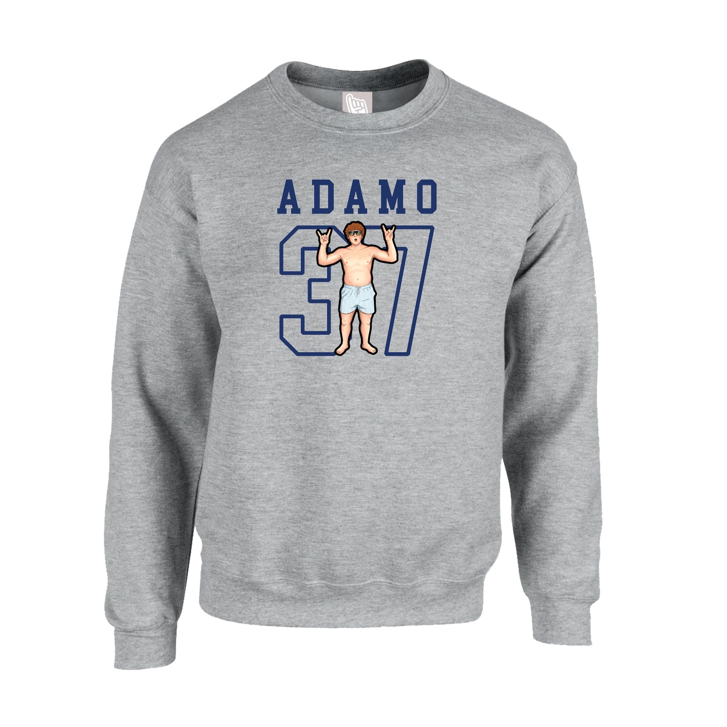 Fleece Crew — Shirsey in Grey