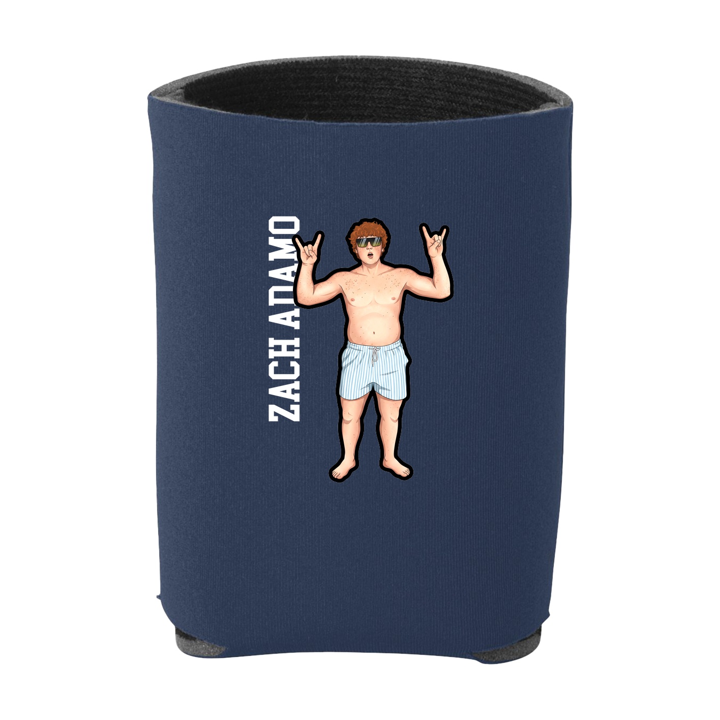 Can Holder — Name Vertical in Navy
