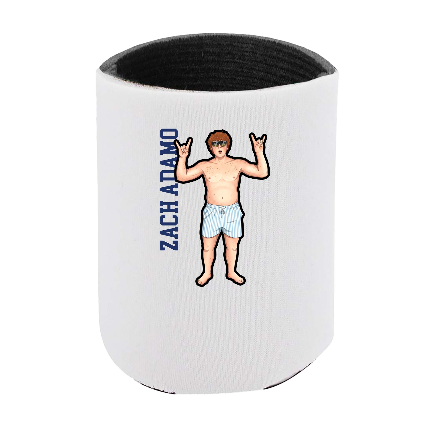 Can Holder — Name Vertical in White