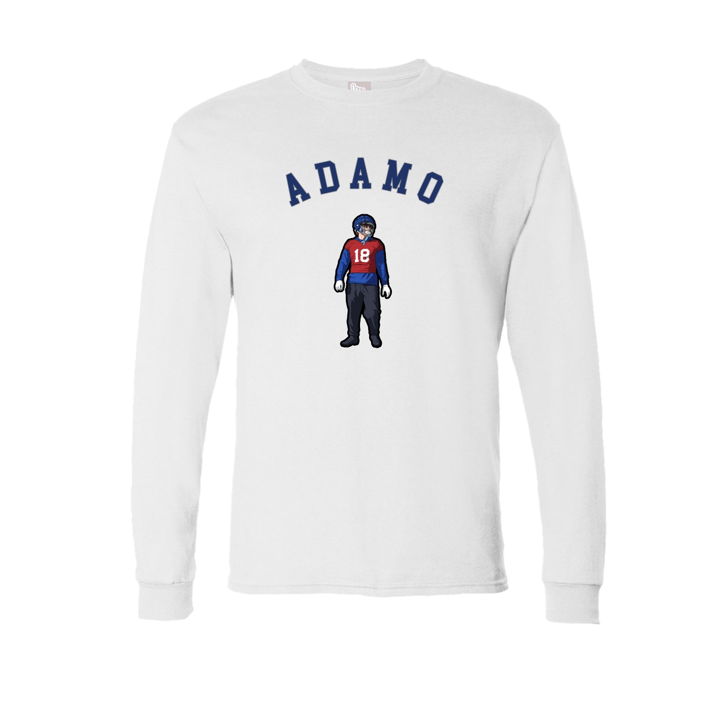 Long Sleeve Tee — Shirsey Arch in White