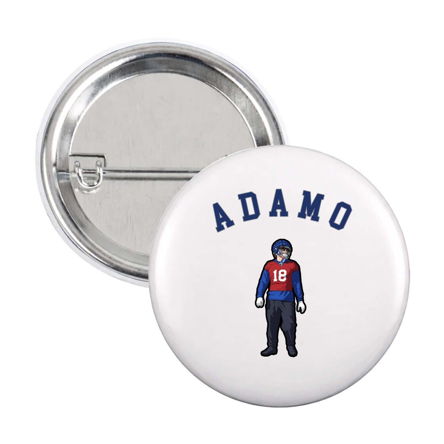 Game Day Button — Shirsey Arch in White