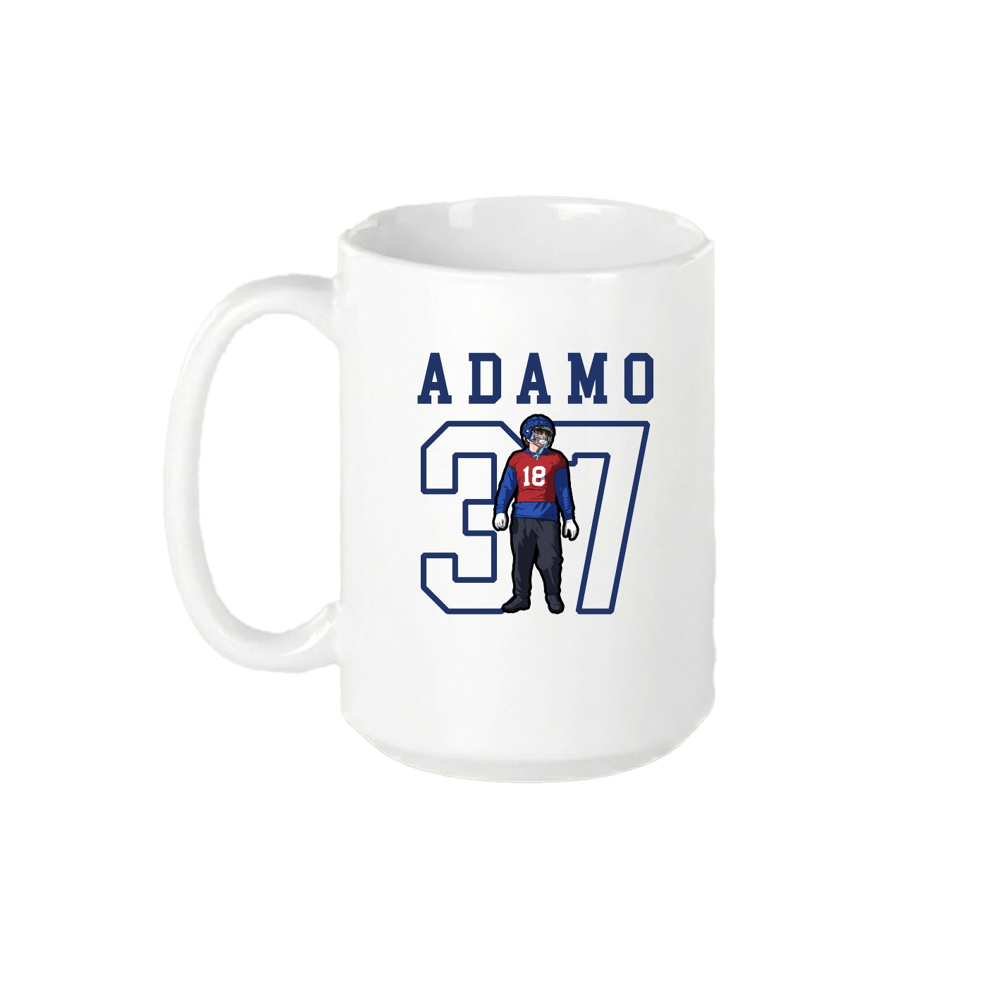 15oz Coffee Mug — Shirsey in White
