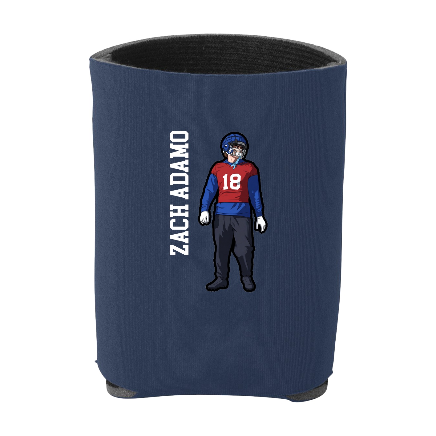 Can Holder — Name Vertical in Navy