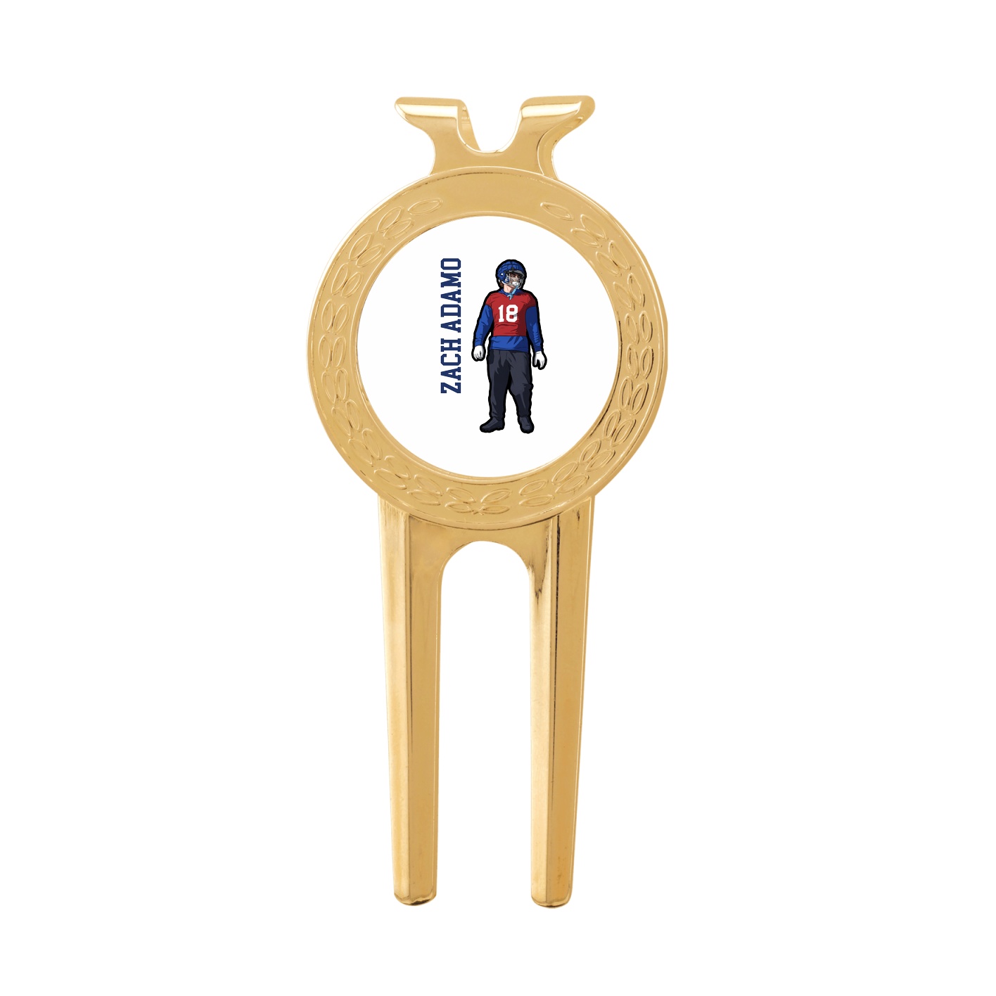 Divot Tool with Ball Marker — Name Vertical in Classic