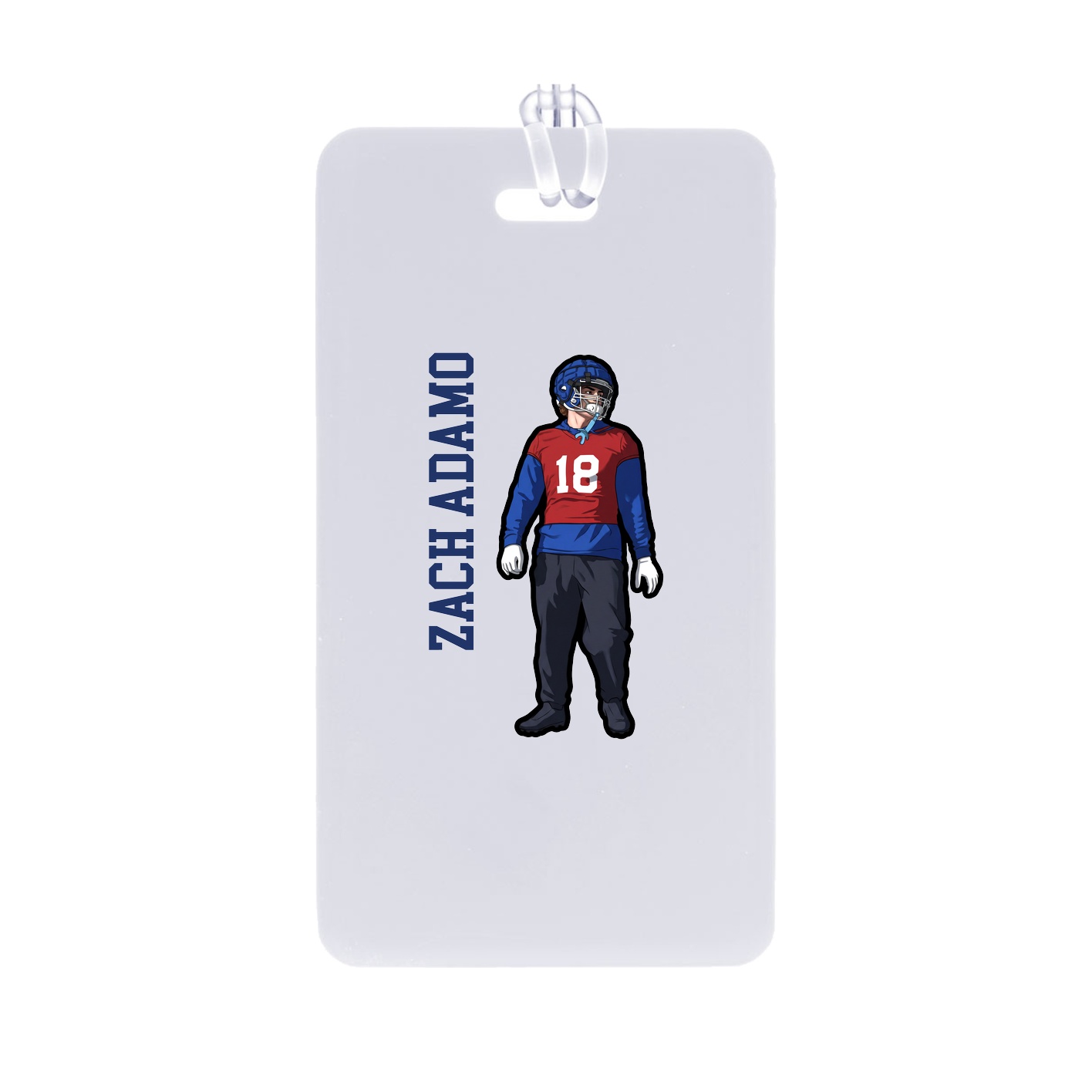 Bag Tag — Name Vertical in Classic