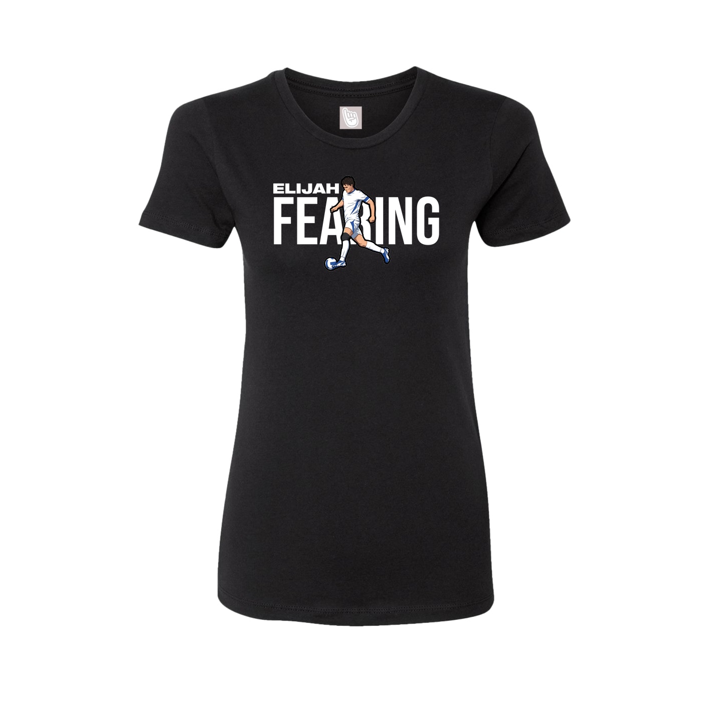 Womens Tee — Player Name in Black
