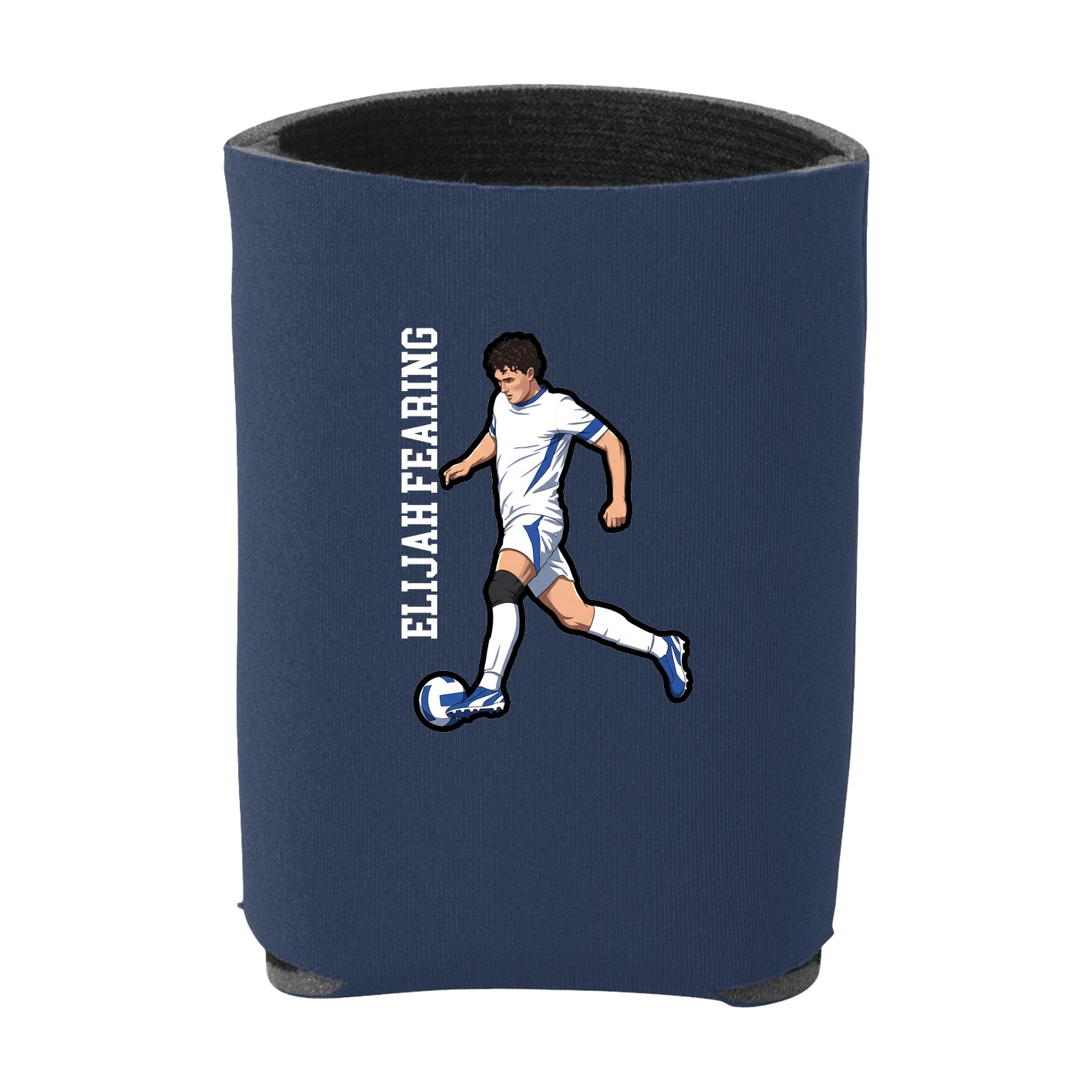 Can Holder — Name Vertical in Navy