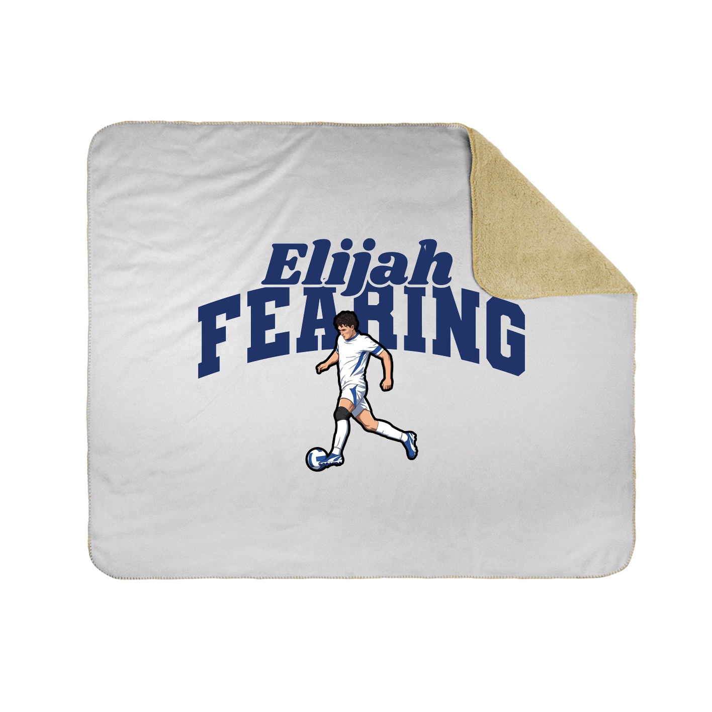 Throw Blanket — Signature Arch in White
