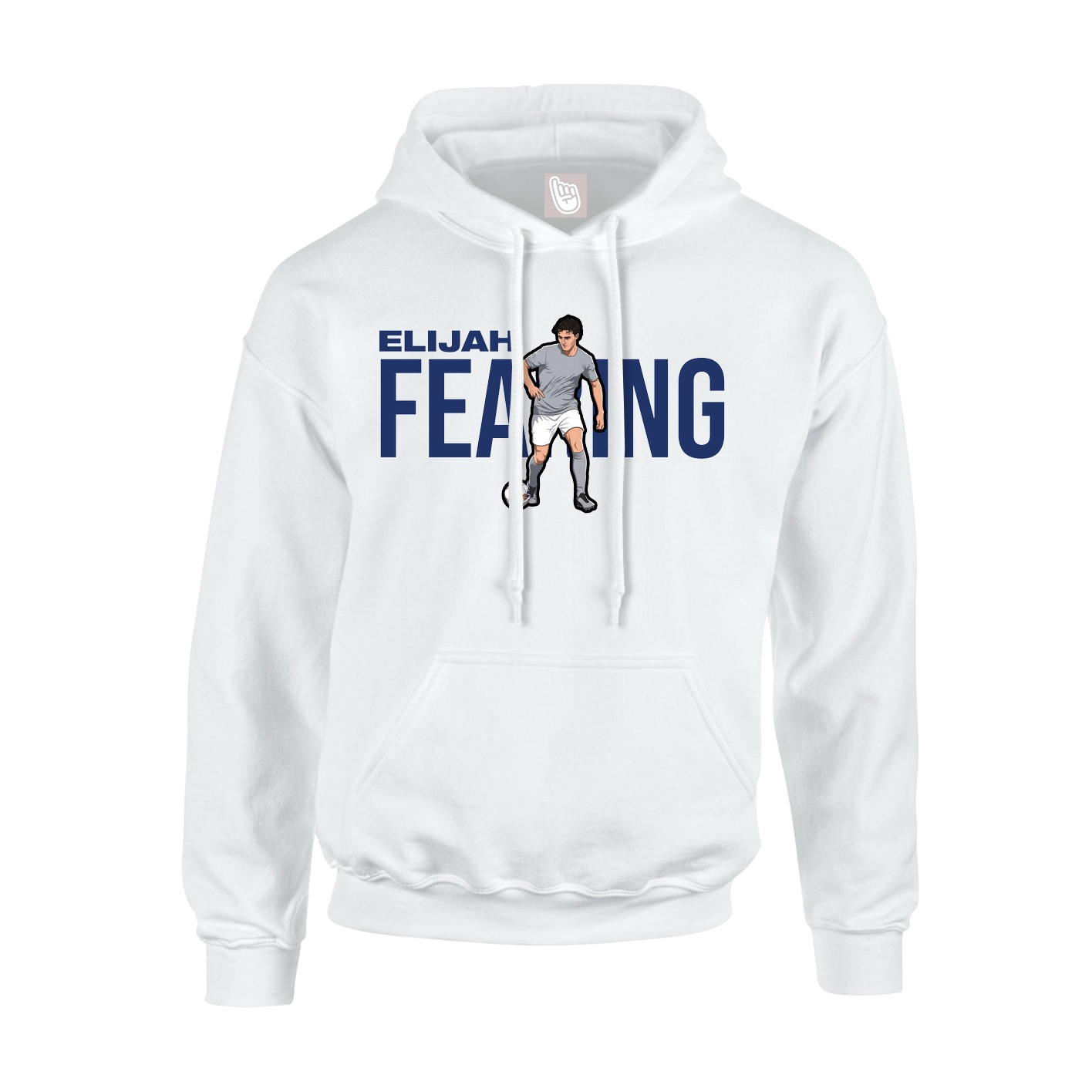Youth Hoodie — Player Name in White