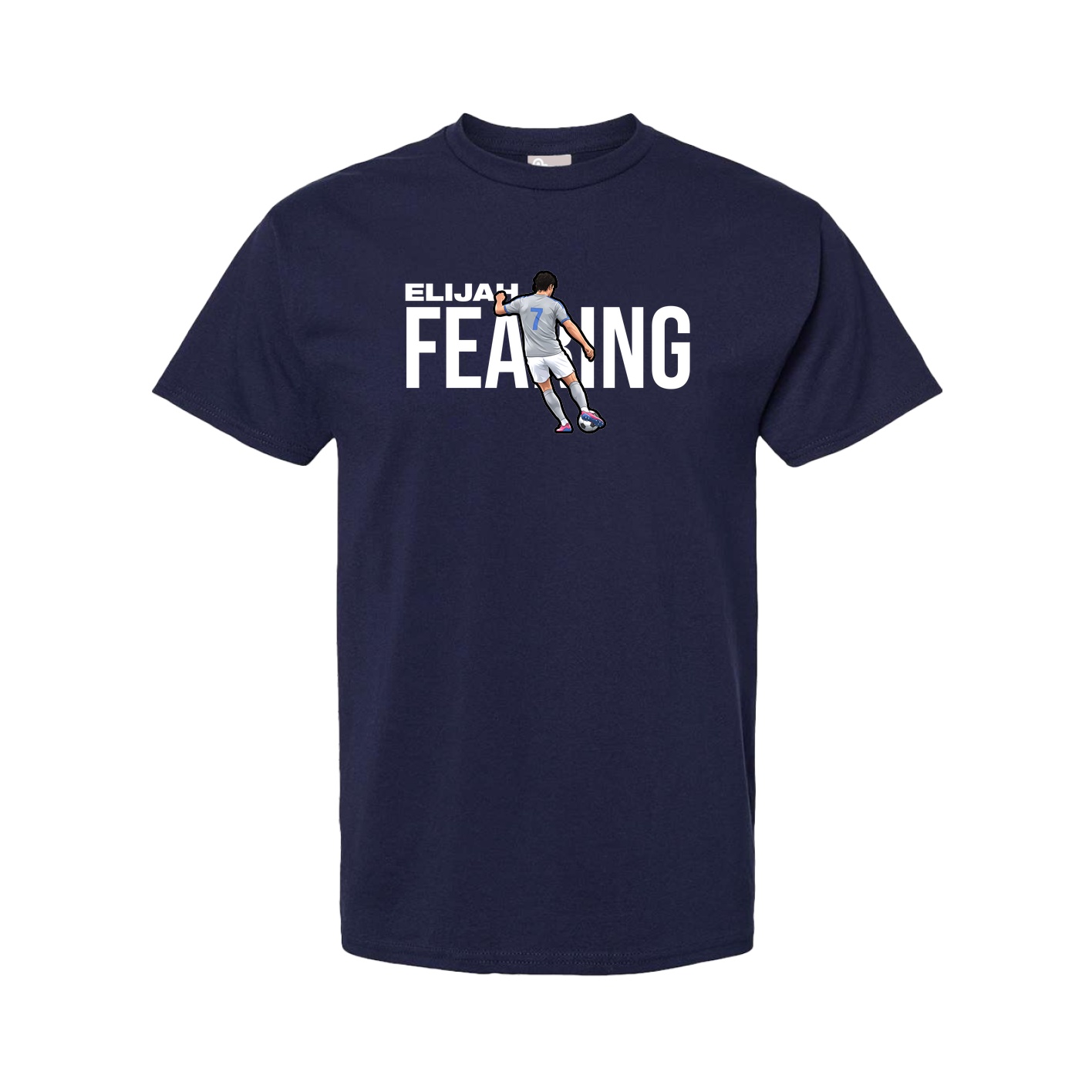 Tee — Player Name in Navy