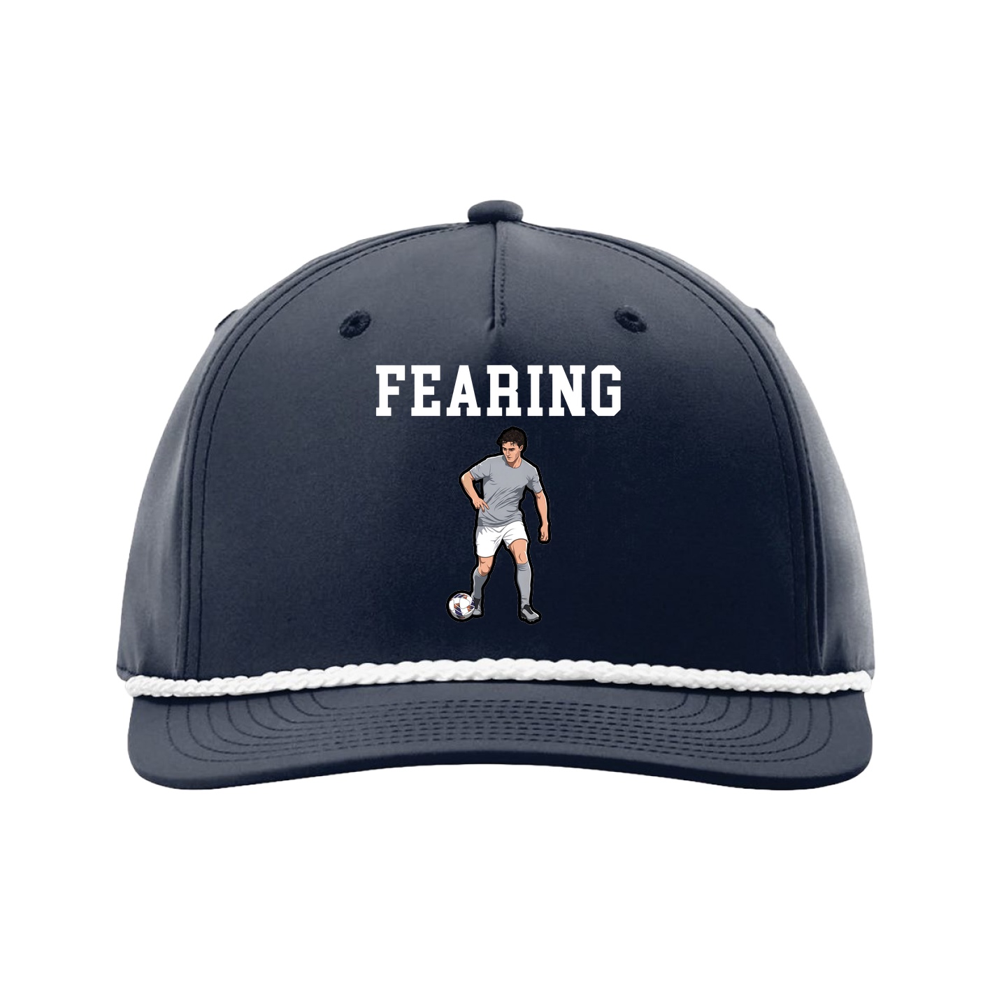 Five-Panel Classic Rope Cap — Shirsey in Navy