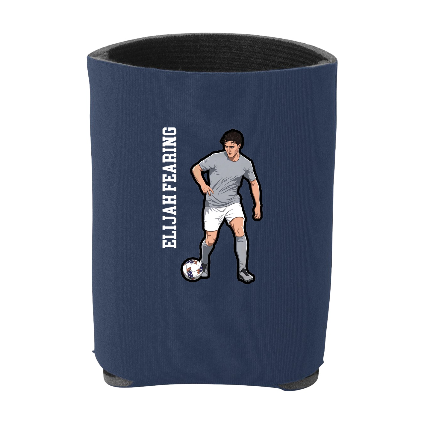 Can Holder — Name Vertical in Navy