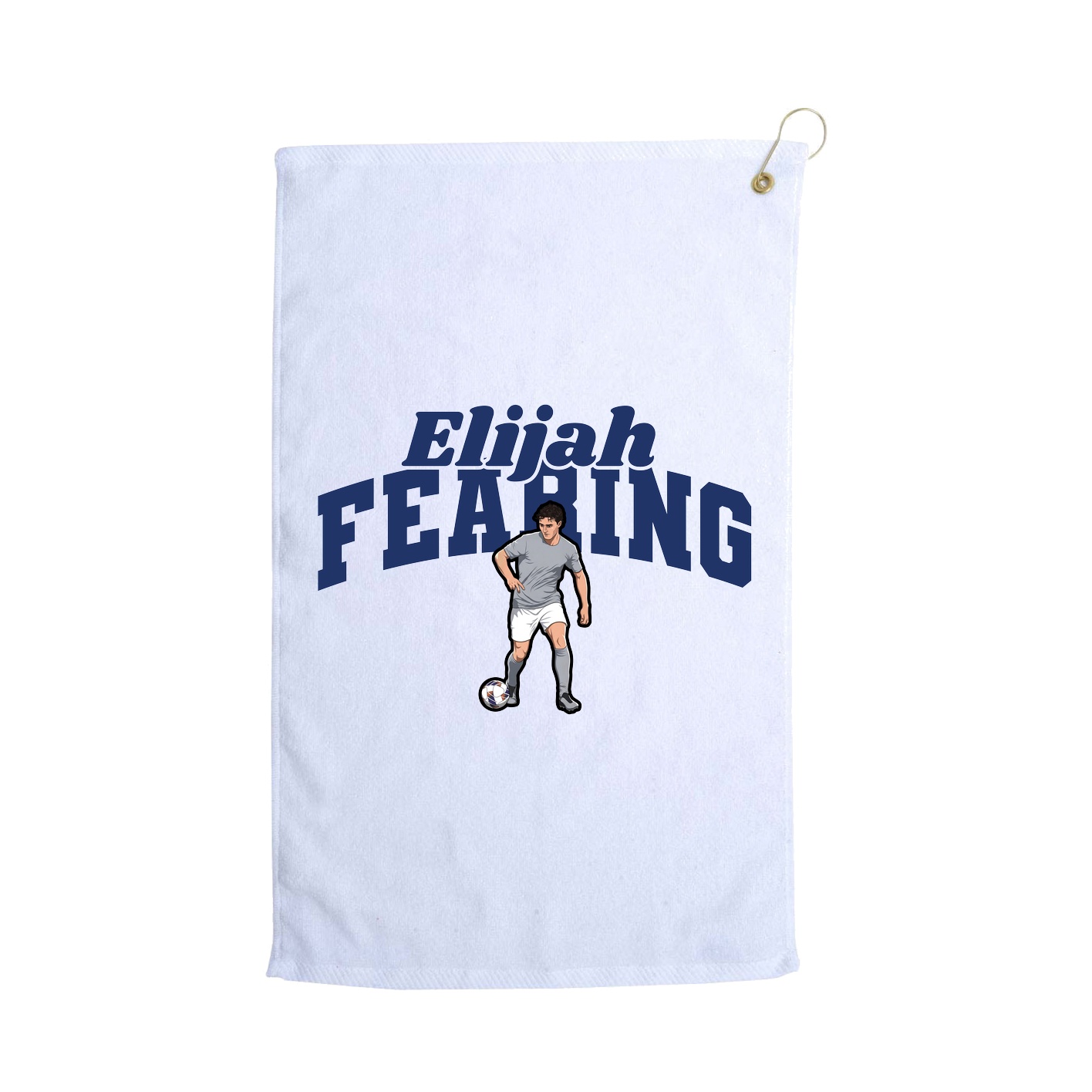 Golf Towel — Signature Arch in White