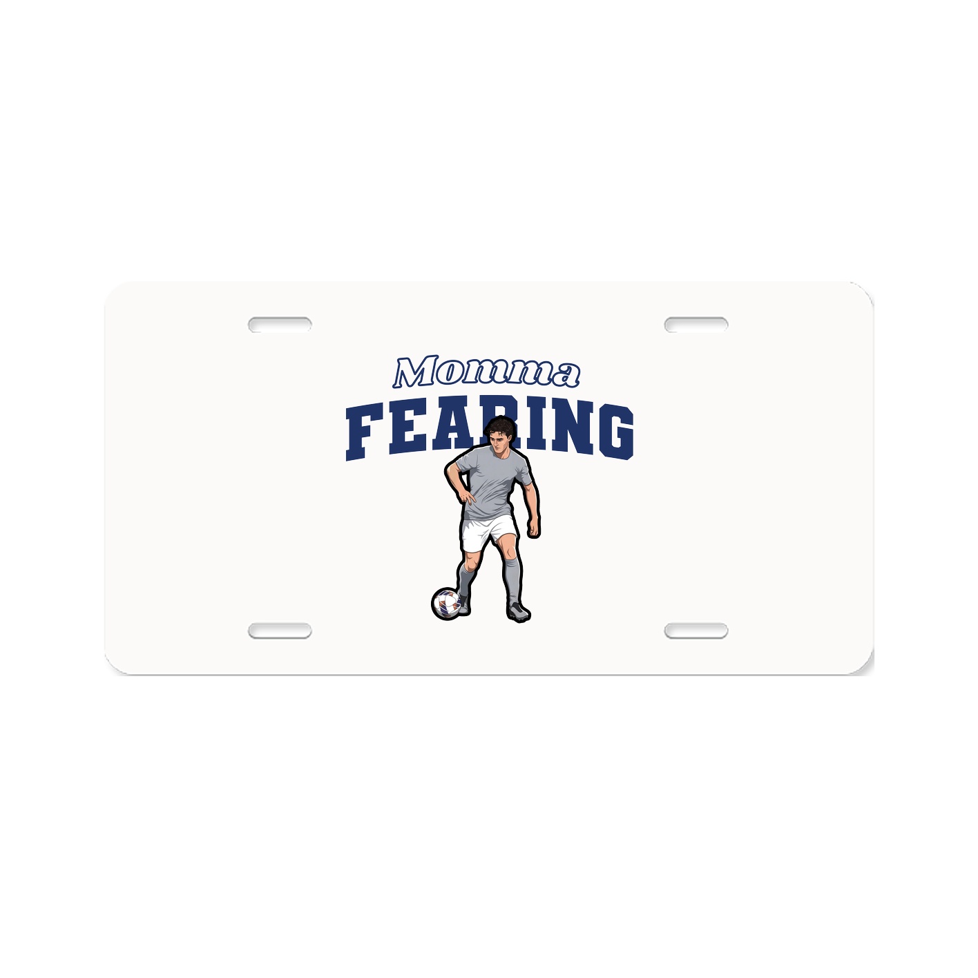 License Plate — Mothers Day Block in Classic