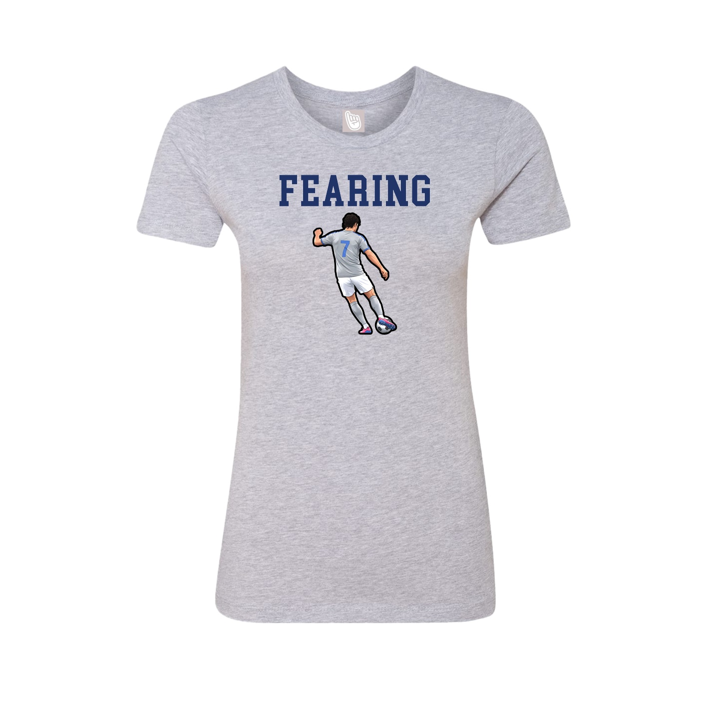 Fitted Women's Tee — Shirsey in Grey