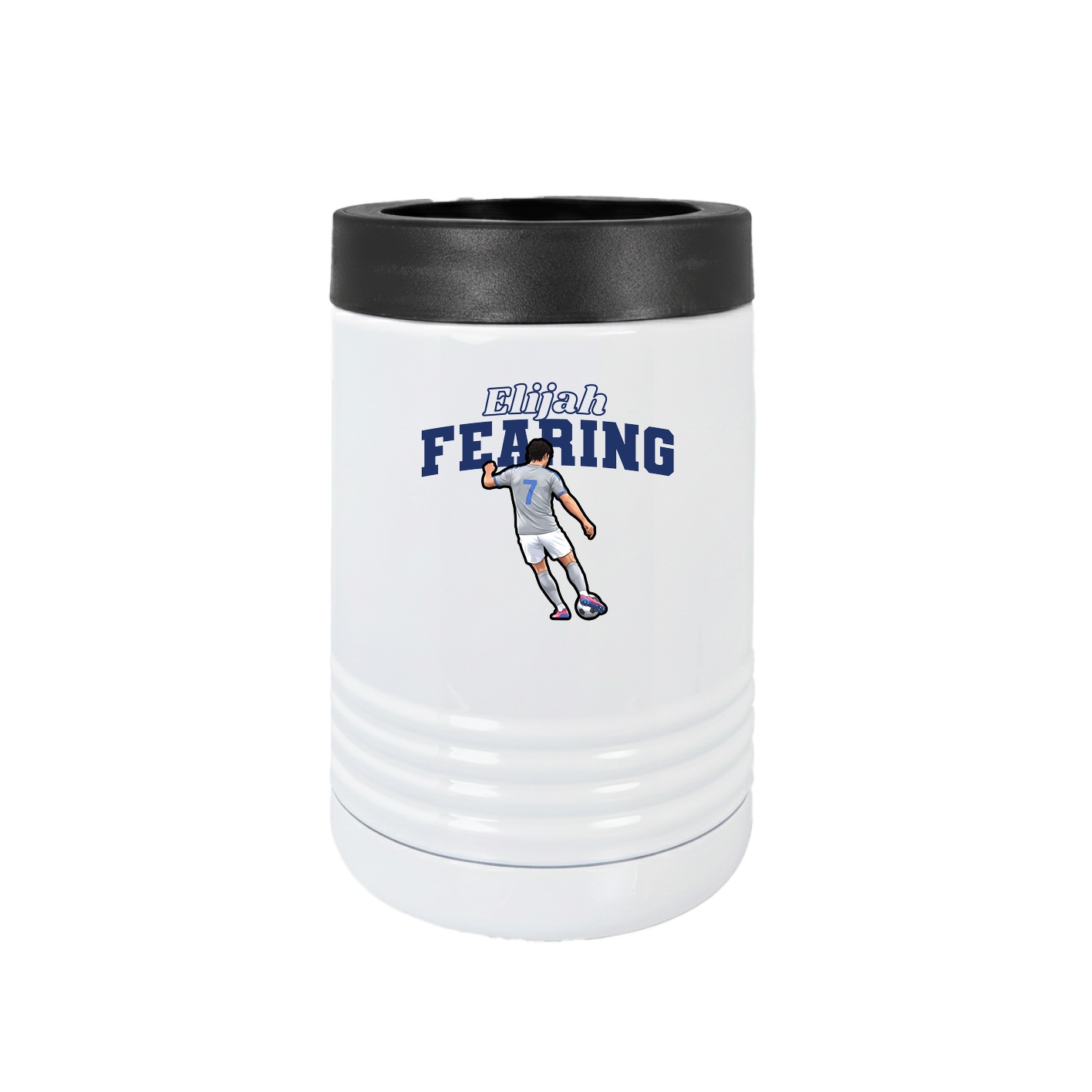 Beverage Holder — Name Arch in White