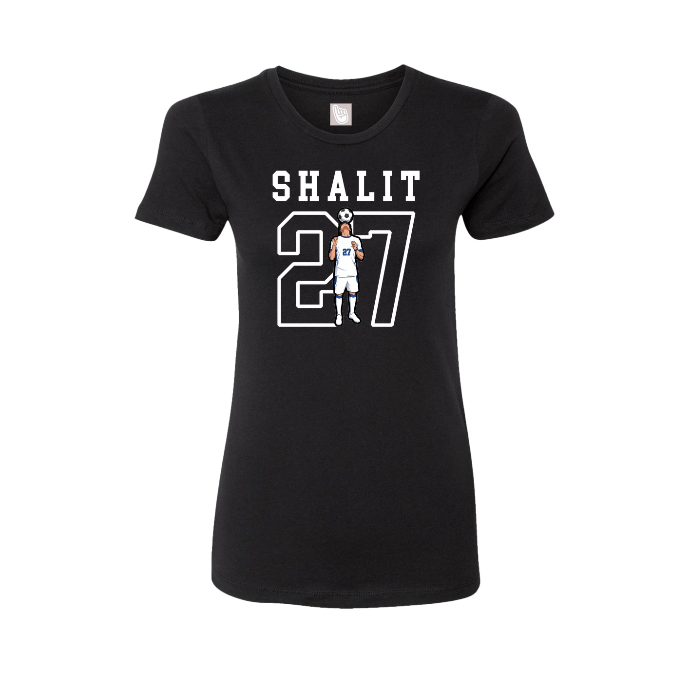 Fitted Women's Tee — Shirsey in Black