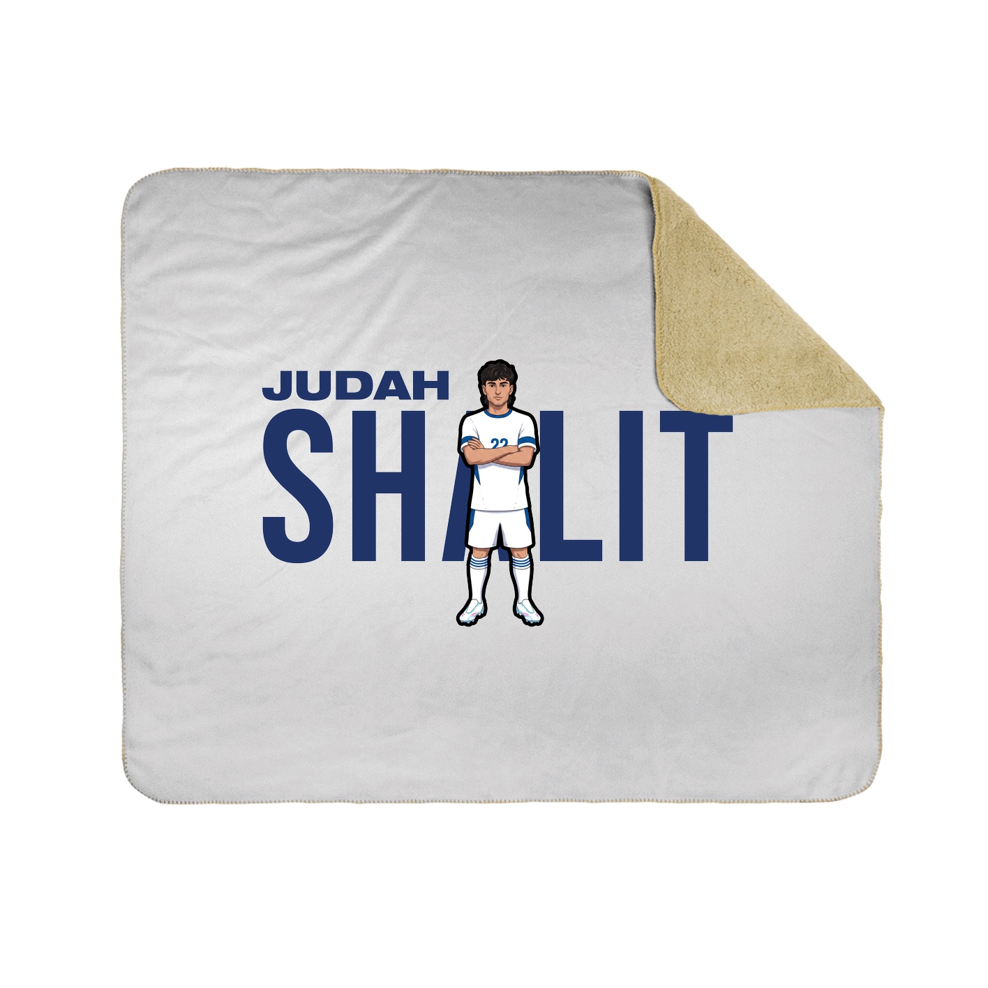 Throw Blanket — Player Name in White