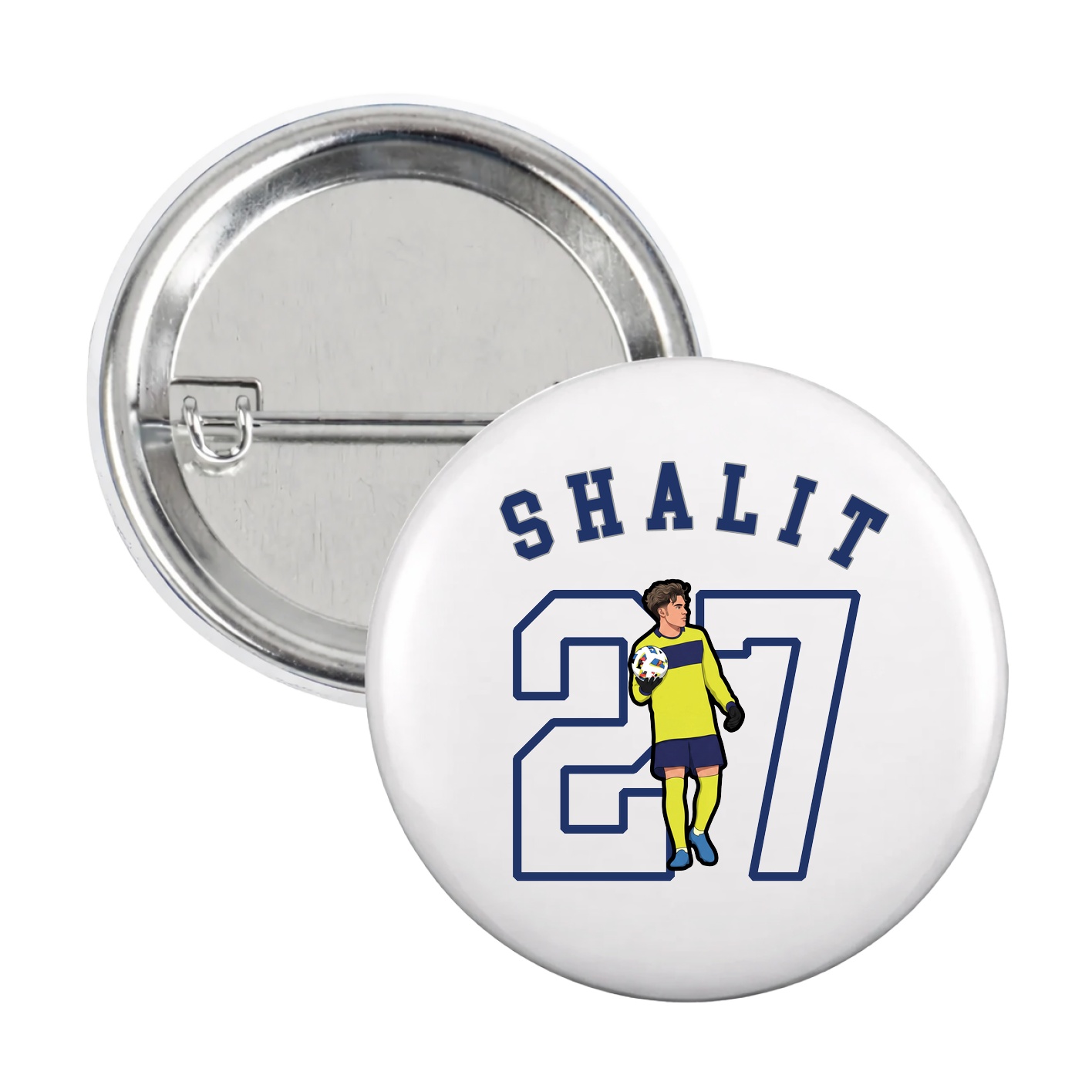 Game Day Button — Shirsey Arch in White