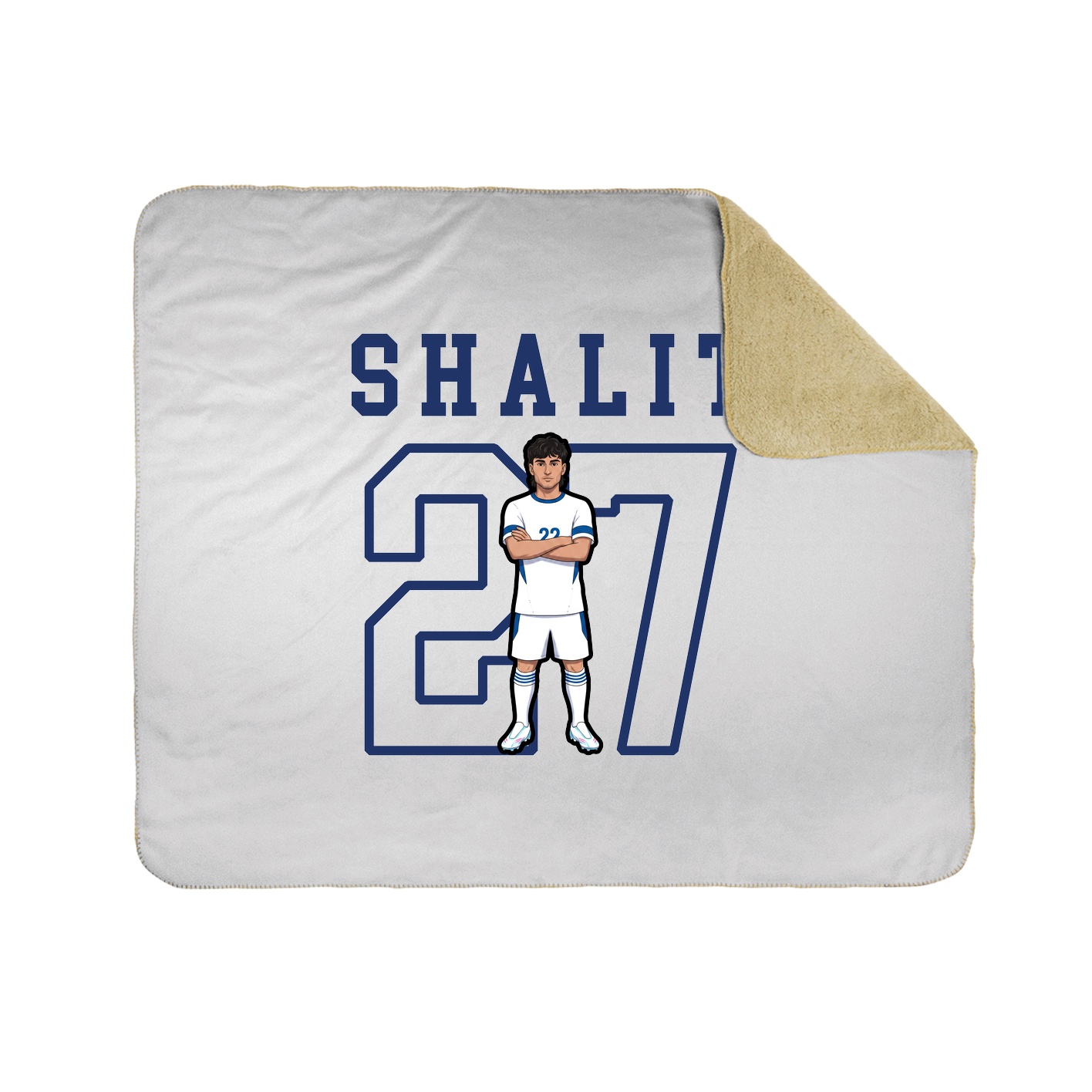 Throw Blanket — Shirsey in White