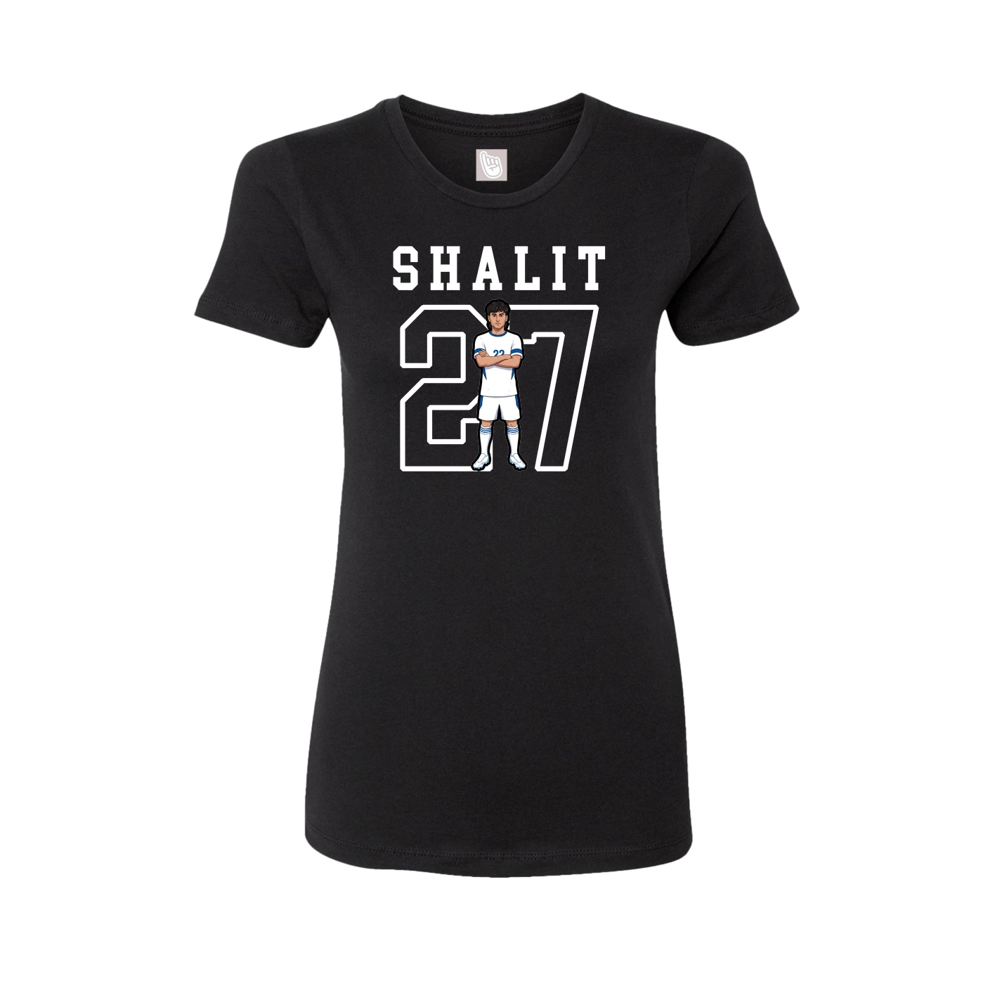 Fitted Women's Tee — Shirsey in Black