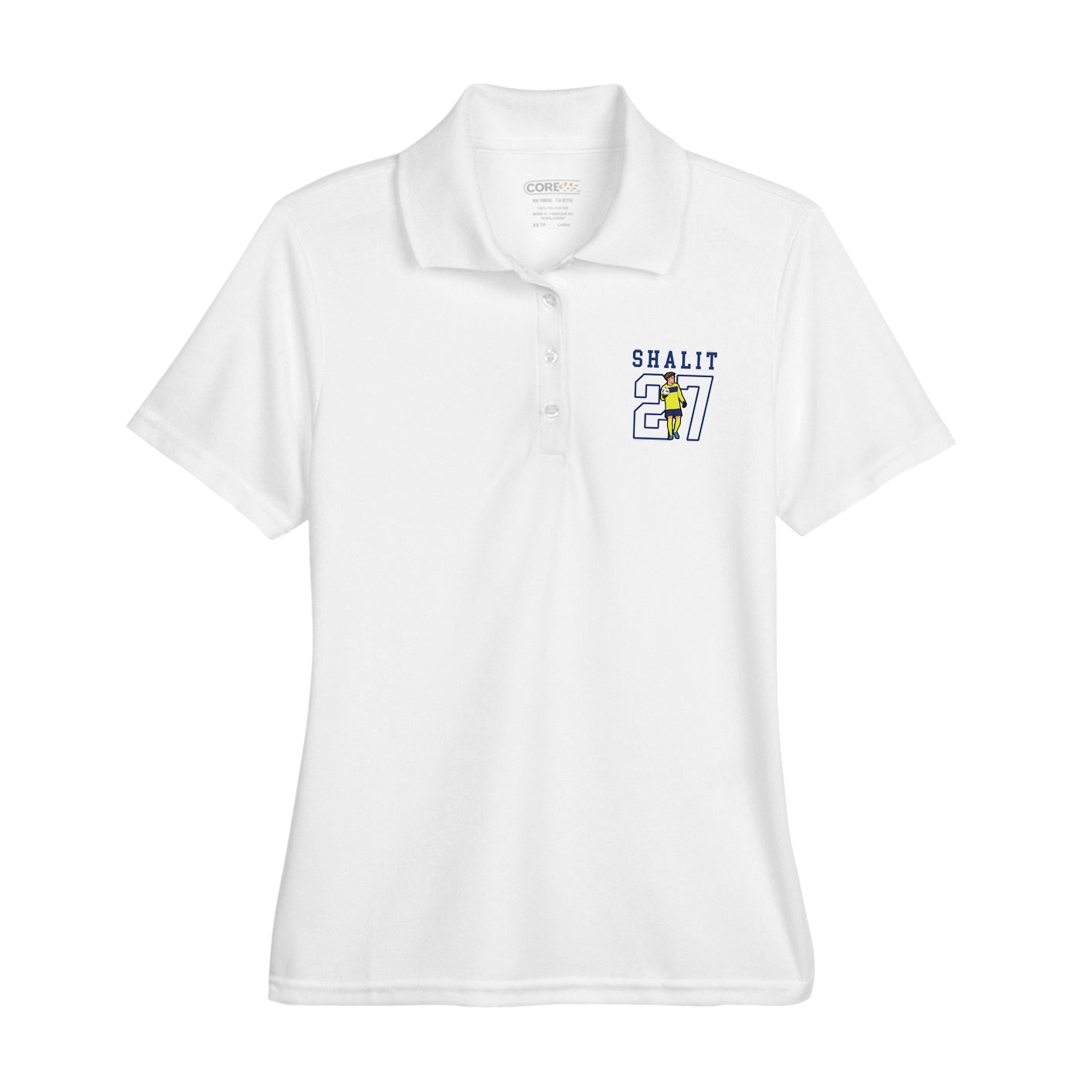 Womens Performance Polo — Shirsey in White