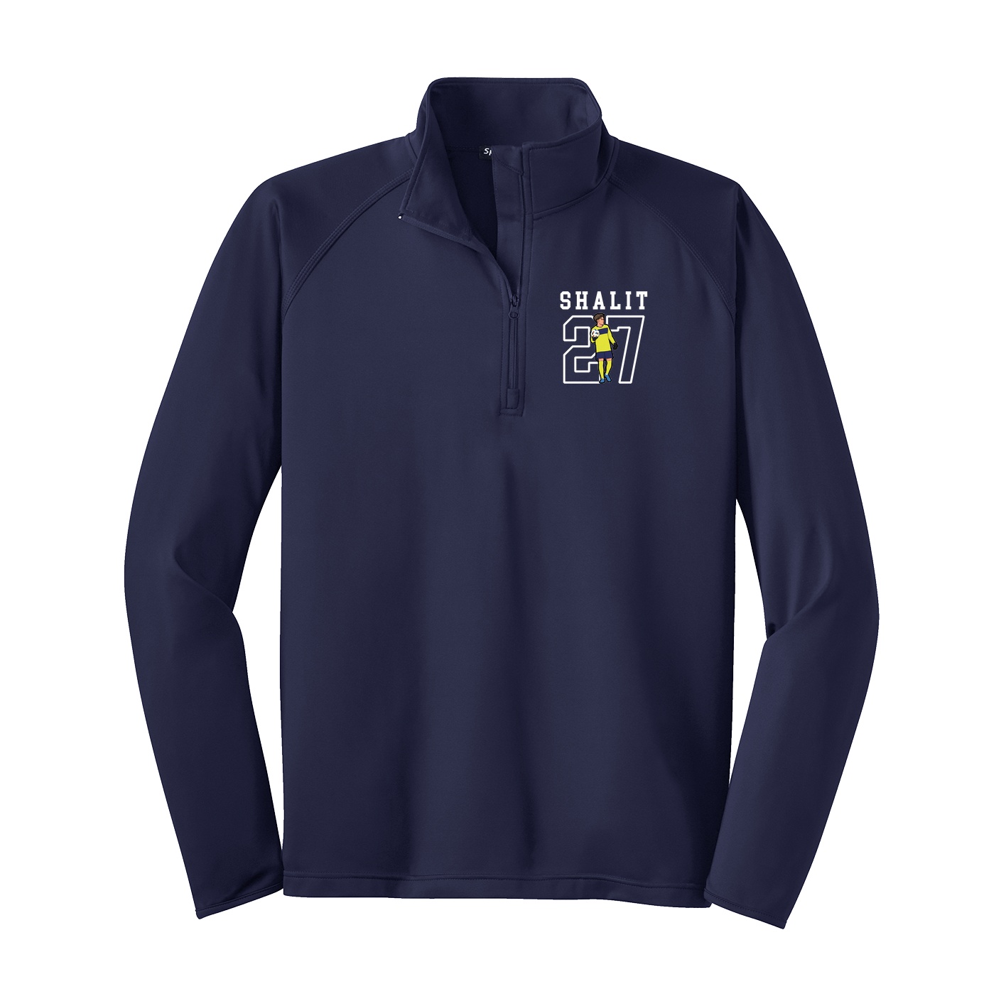 Q-Zip Pullover — Shirsey in Navy