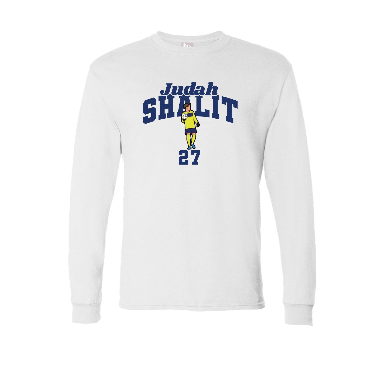 Long Sleeve Tee — Signature Arch in White