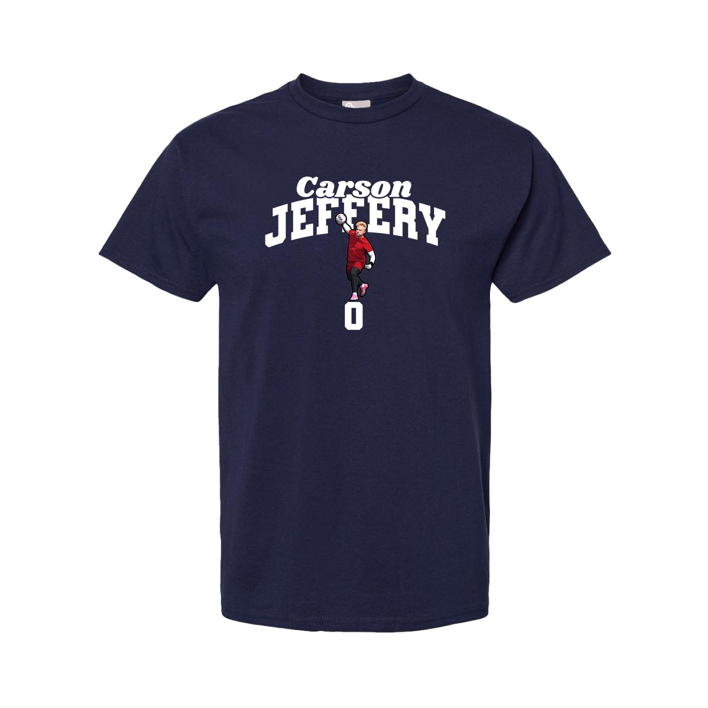Youth Tee — Signature Arch in Navy