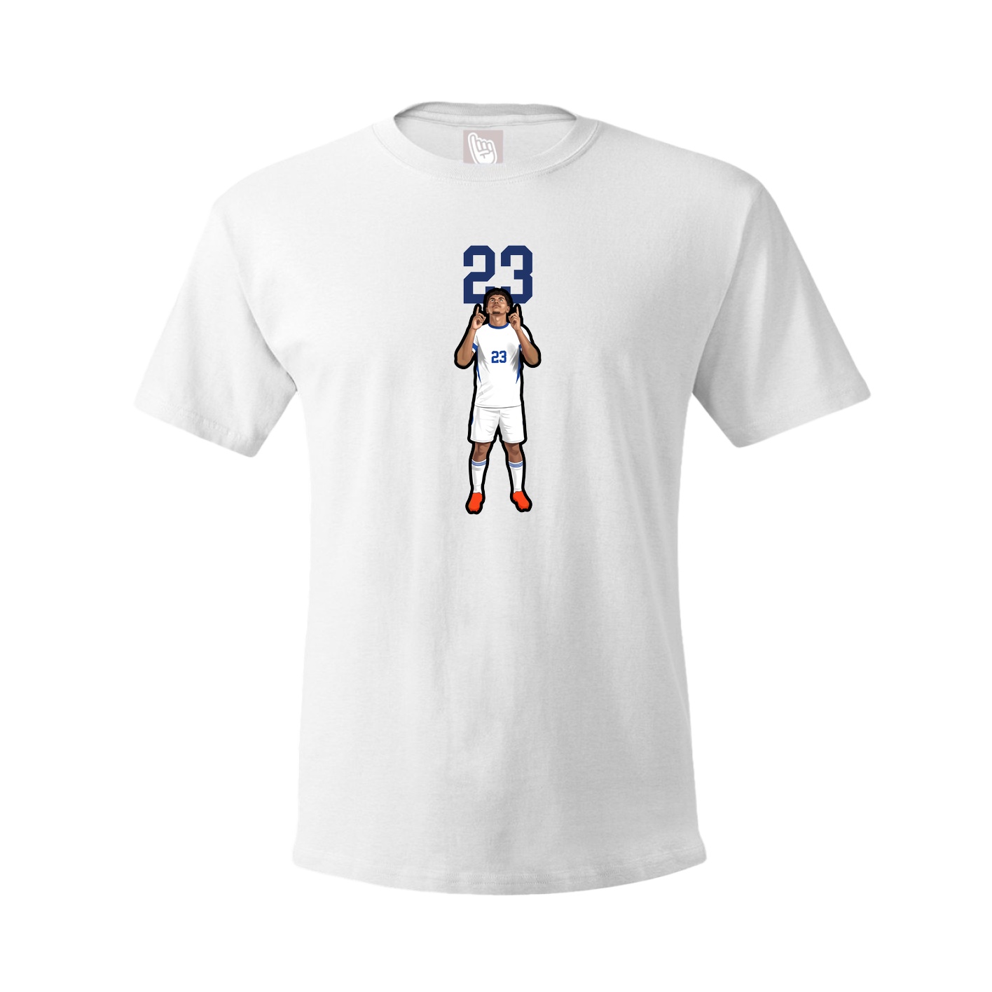 Tee — Number Top in White