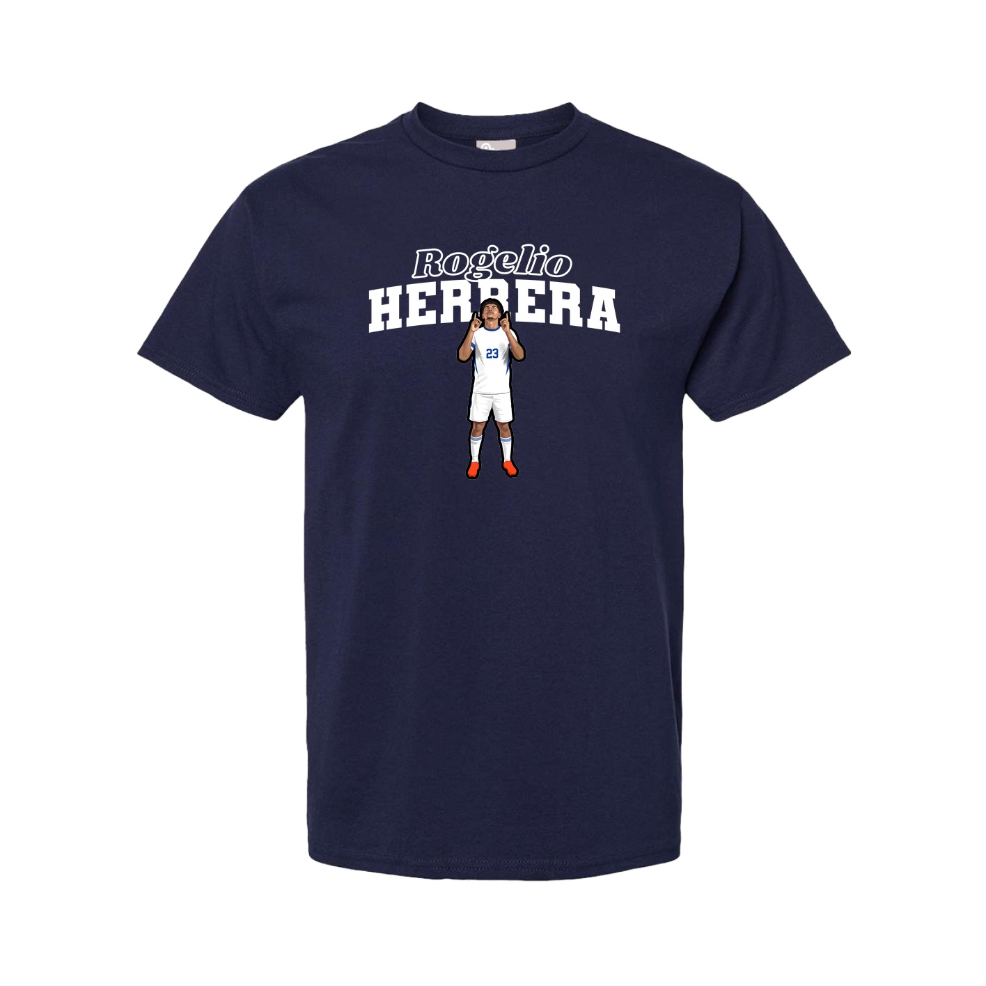 Youth Tee — Name Arch in Navy