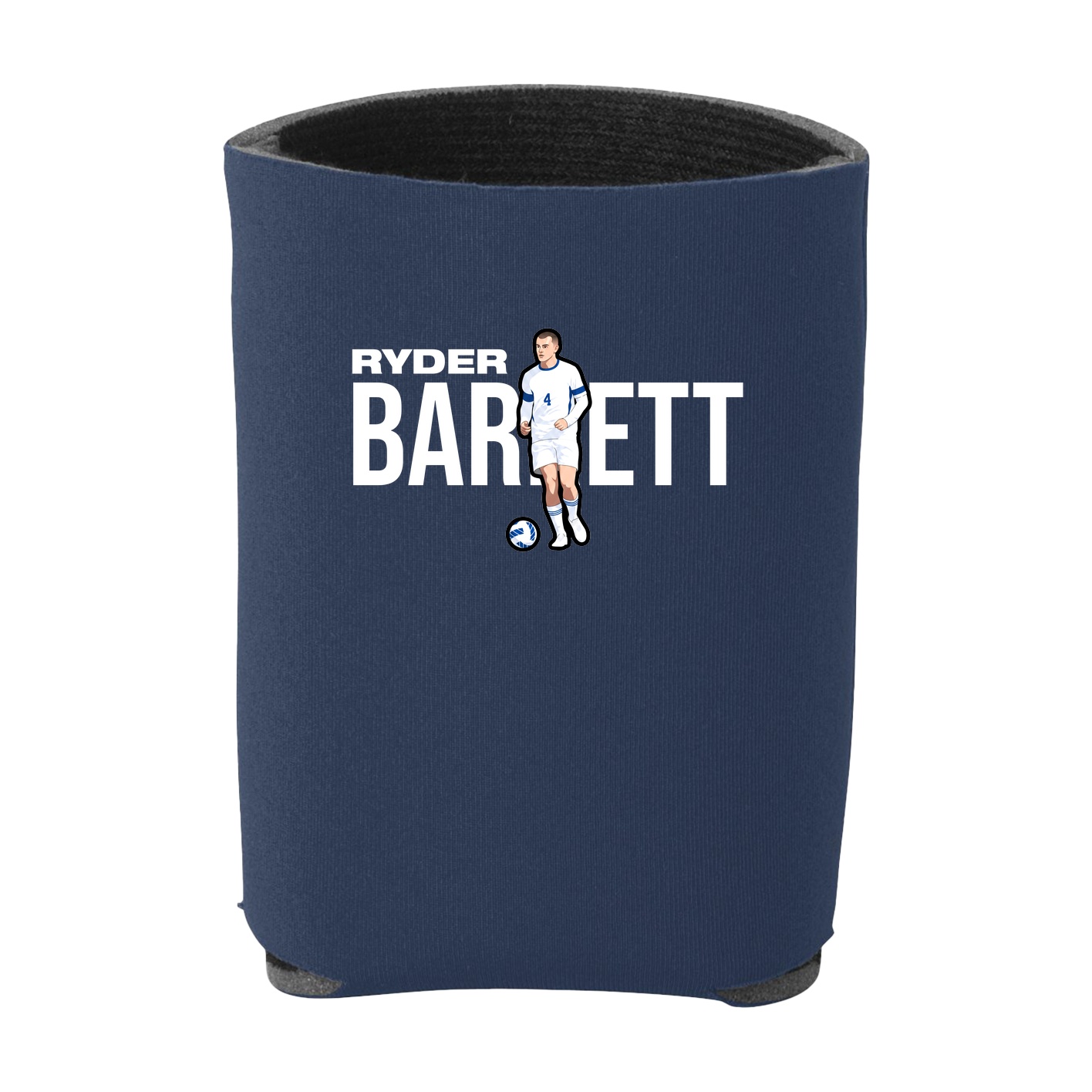 Can Holder — Player Name in Navy